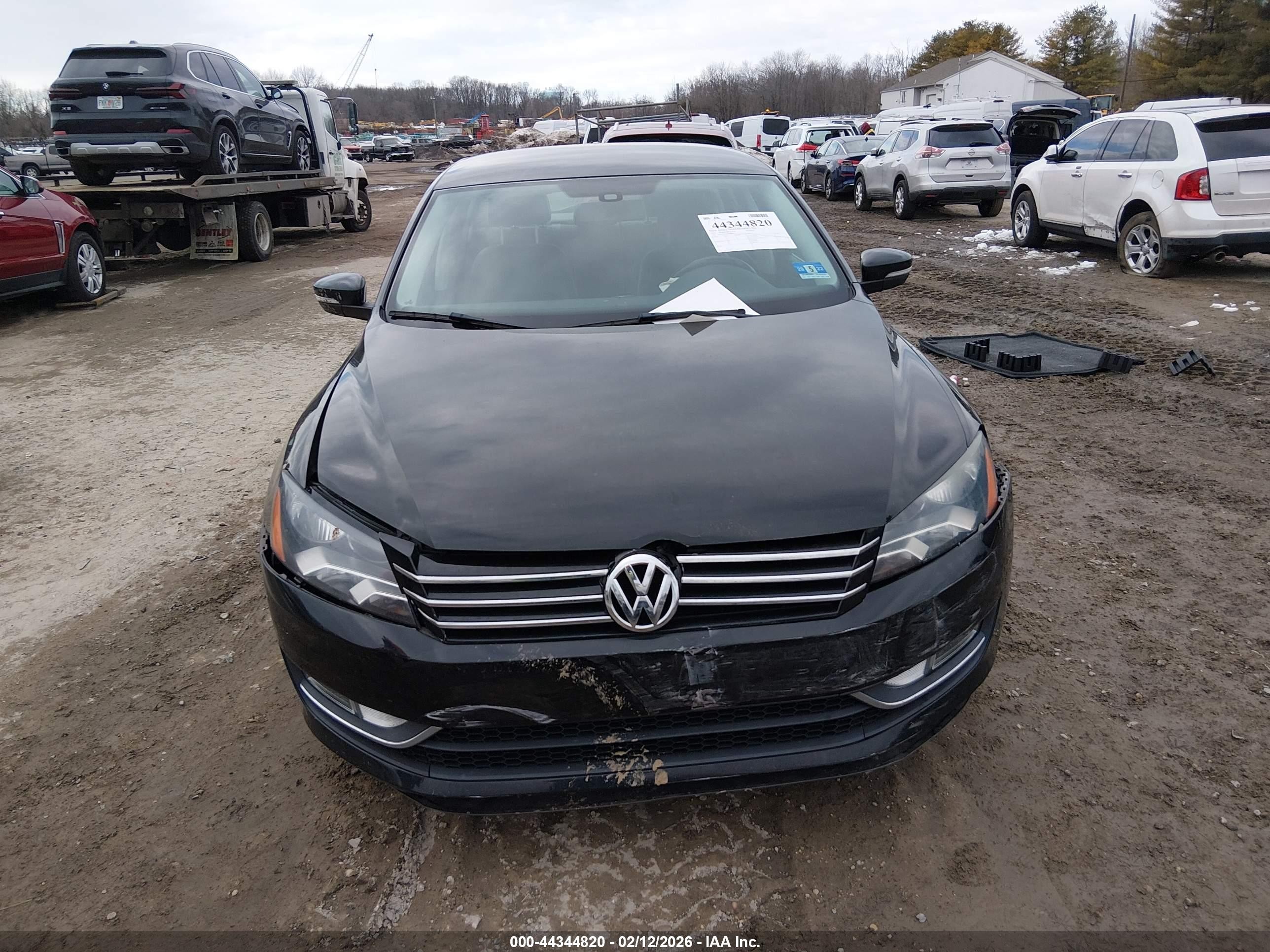 2015 Volkswagen Passat 1.8t Limited Edition Black vin: 1VWAT7A34FC076676