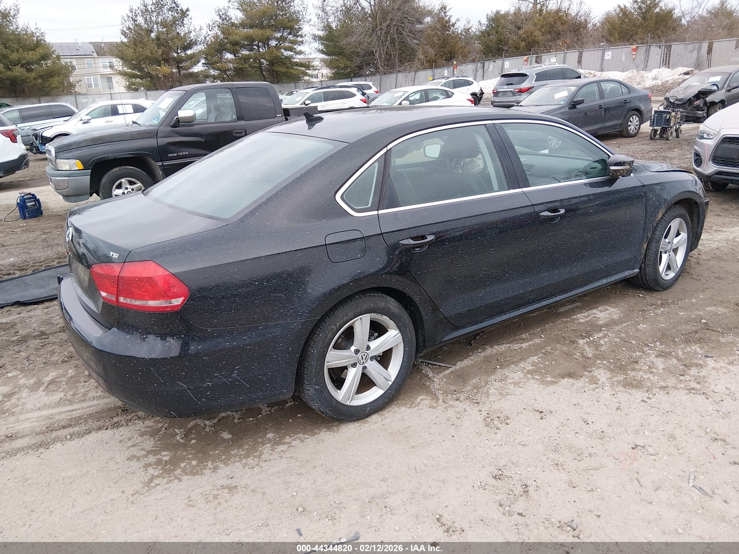 2015 Volkswagen Passat 1.8t Limited Edition Black vin: 1VWAT7A34FC076676