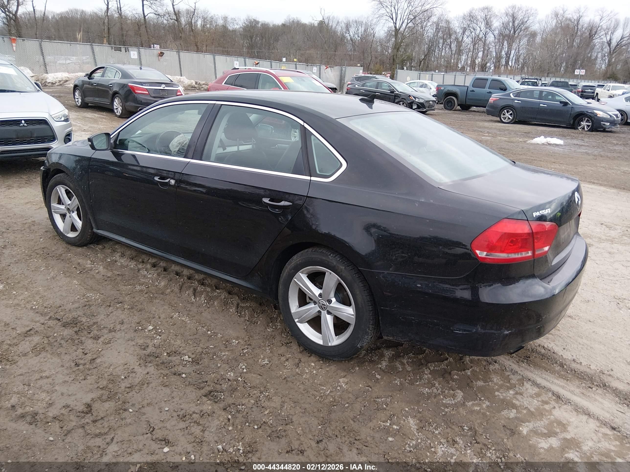2015 Volkswagen Passat 1.8t Limited Edition Black vin: 1VWAT7A34FC076676