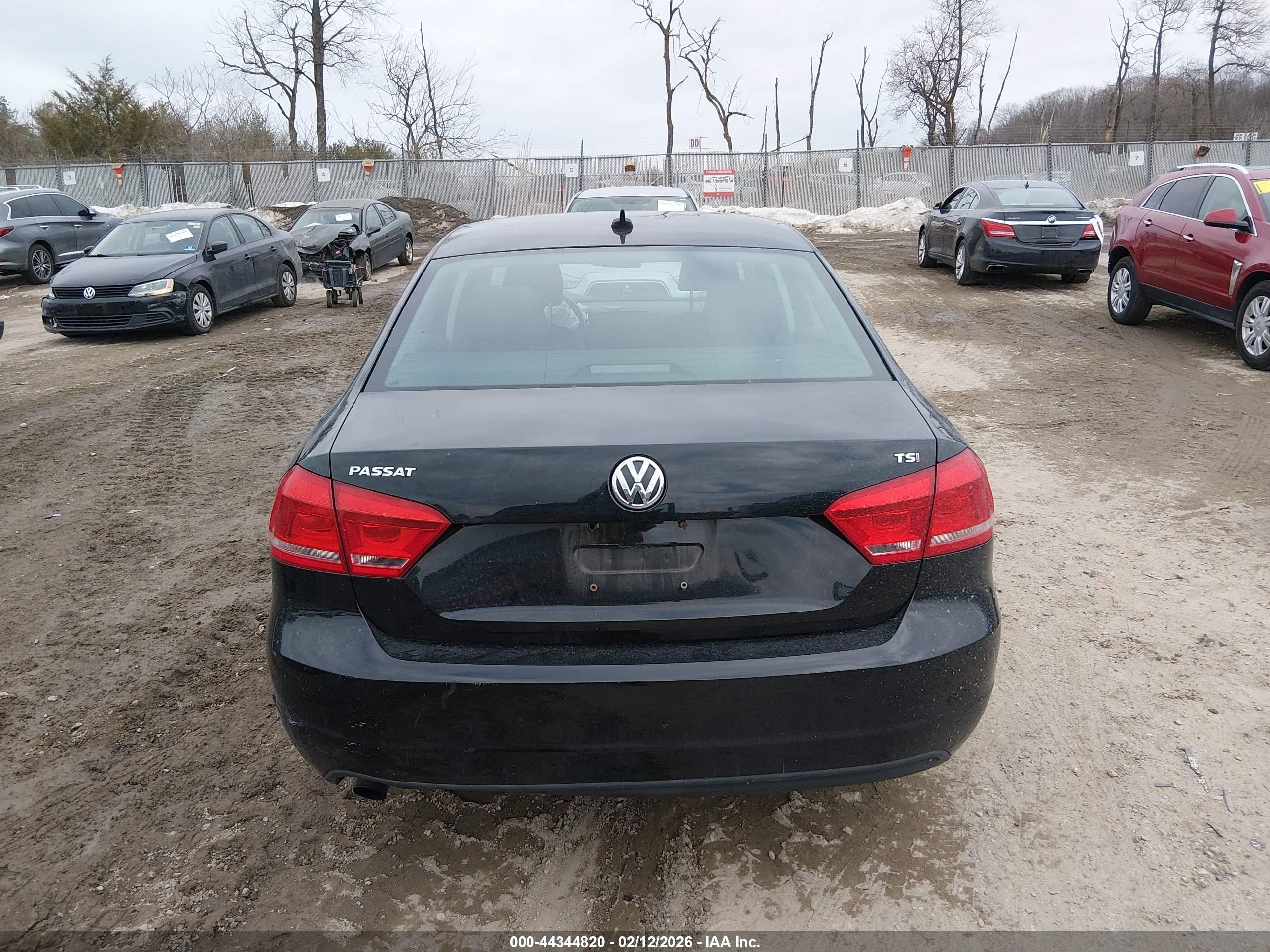 2015 Volkswagen Passat 1.8t Limited Edition Black vin: 1VWAT7A34FC076676