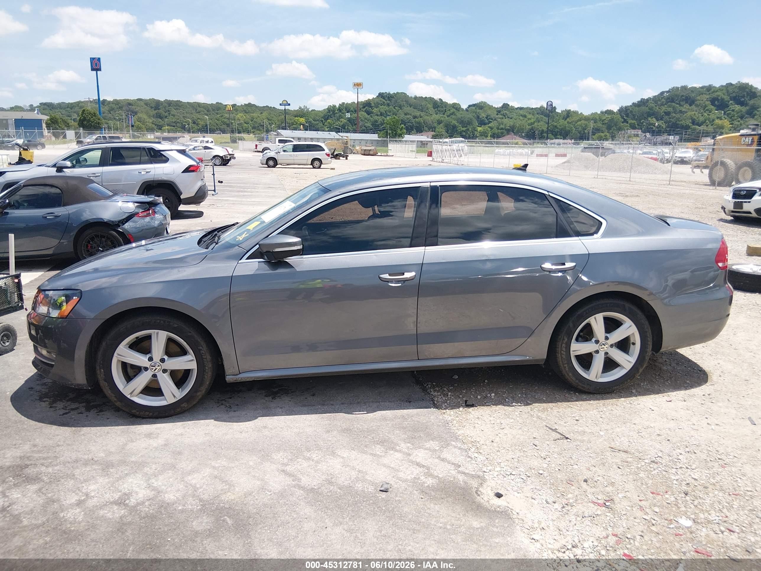 2015 Volkswagen Passat 1.8t Limited Edition Gray vin: 1VWAT7A34FC097382