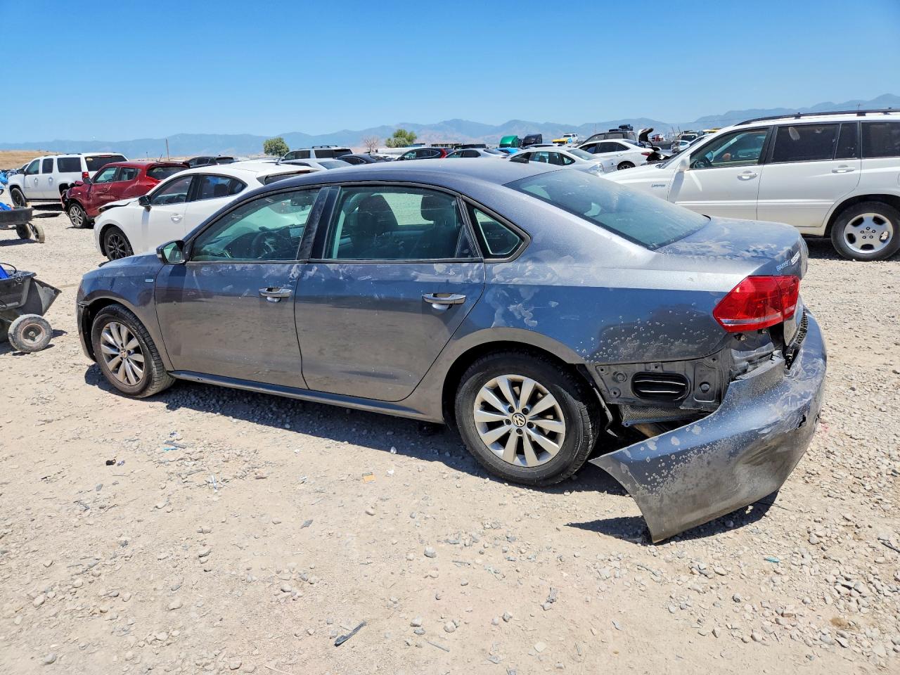 2014 Volkswagen Passat S Charcoal vin: 1VWAT7A35EC027369