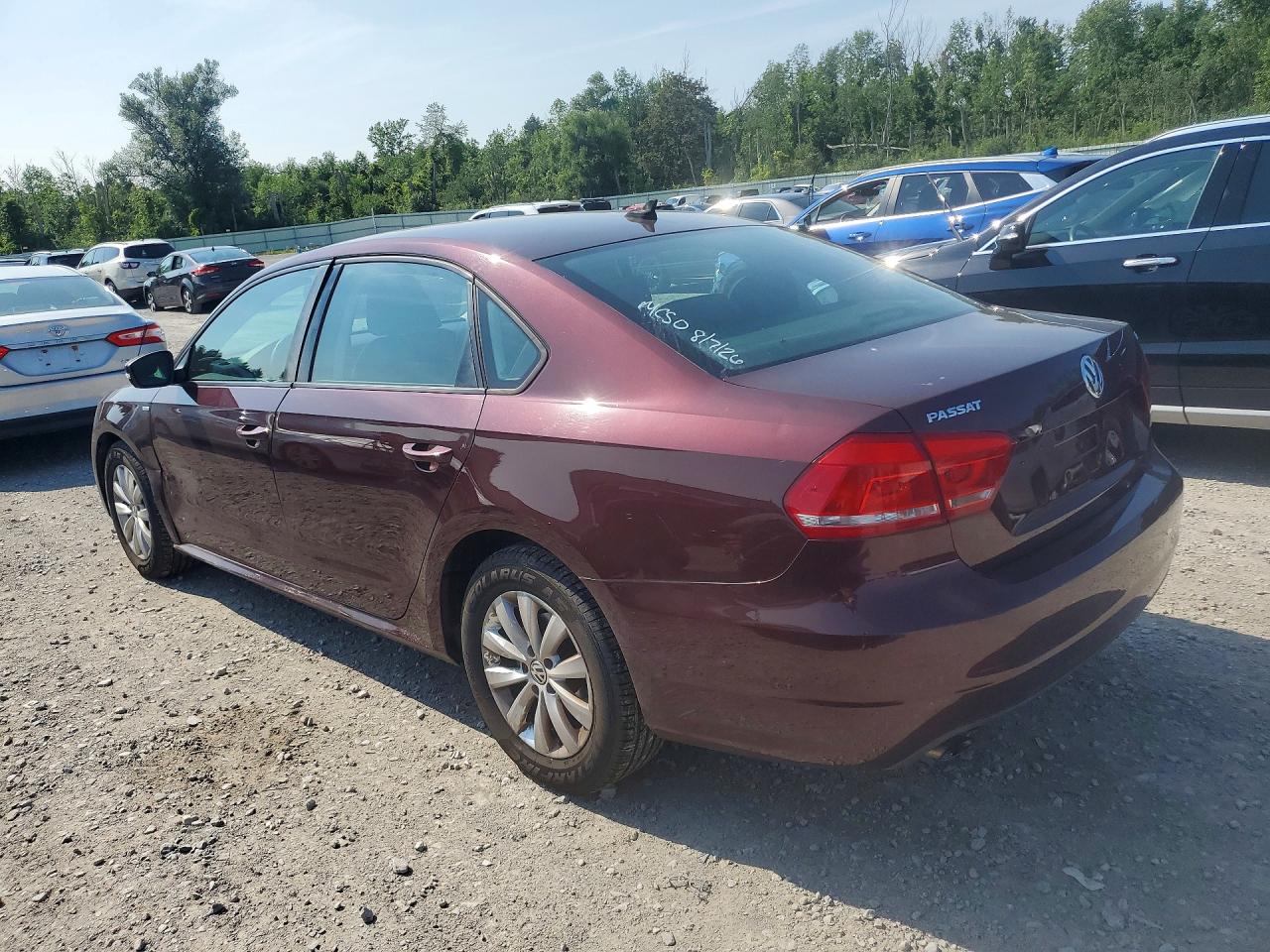 2014 Volkswagen Passat S Brown vin: 1VWAT7A35EC081061