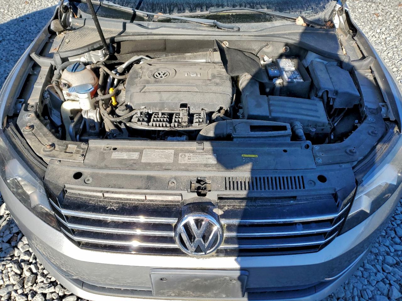 2014 Volkswagen Passat S Серебряный vin: 1VWAT7A35EC111689