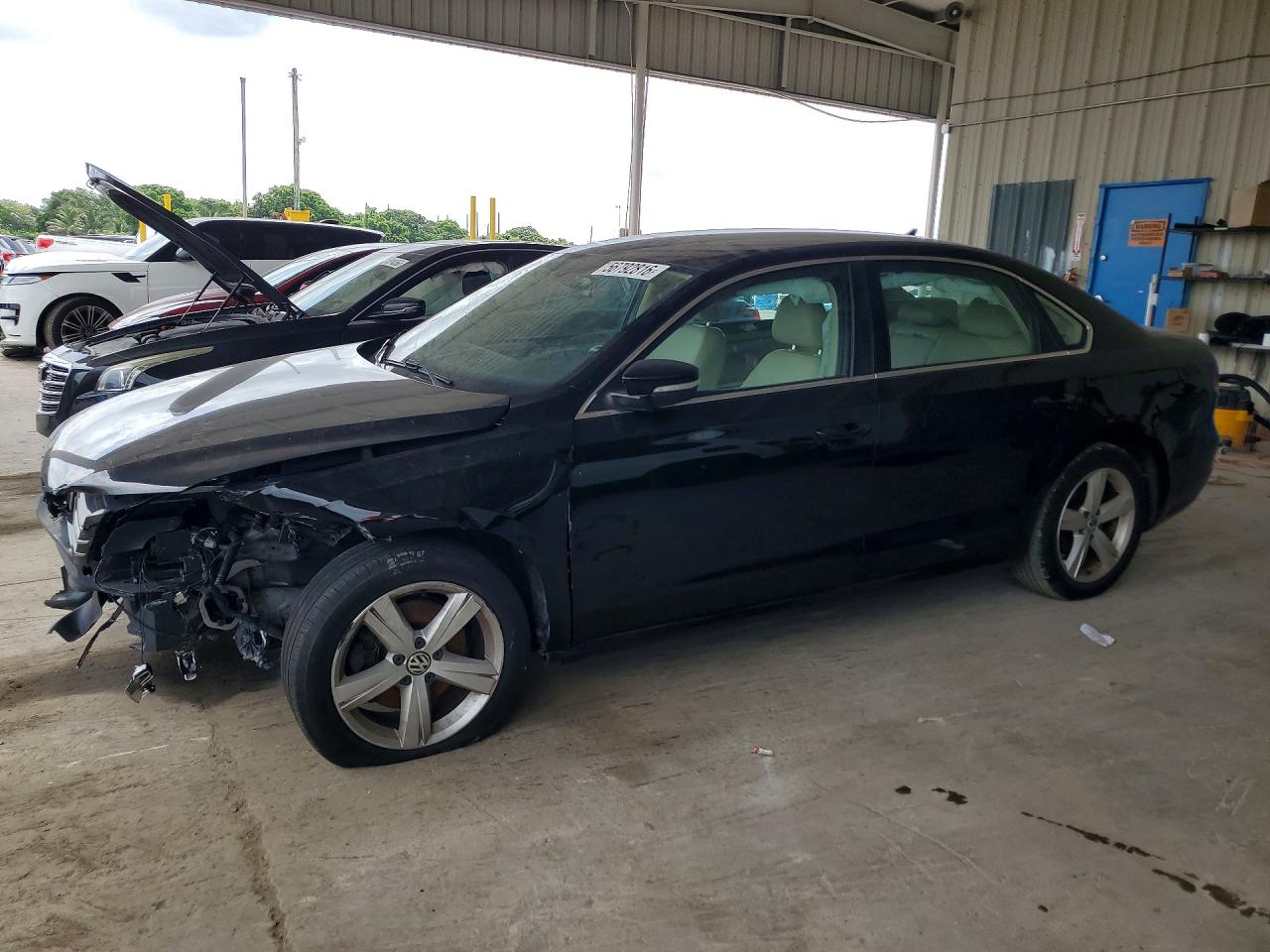 2015 Volkswagen Passat S Black vin: 1VWAT7A35FC092725
