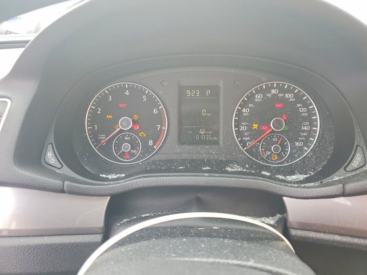 2015 Volkswagen Passat S Серебряный vin: 1VWAT7A35FC104792