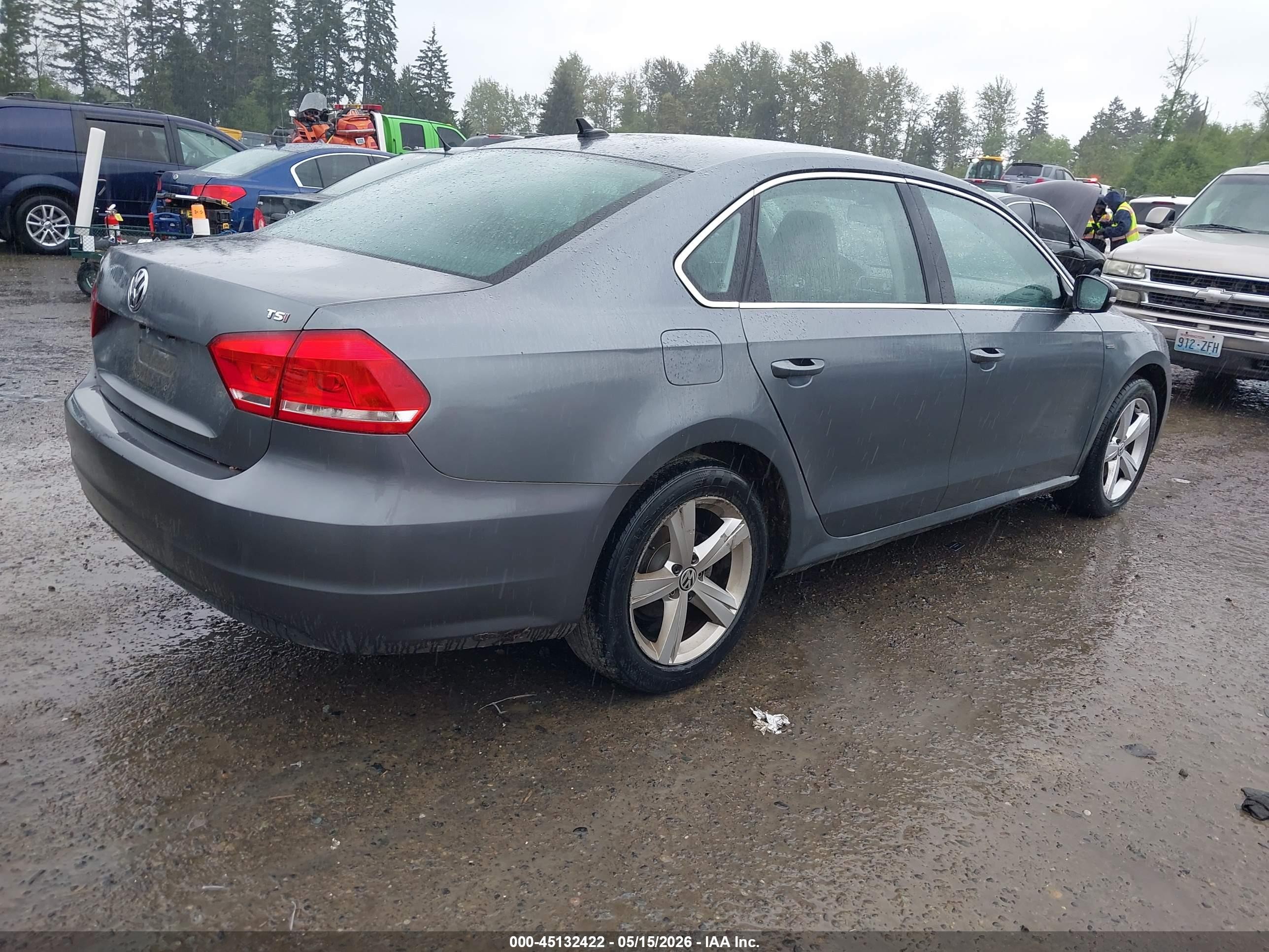 2015 Volkswagen Passat 1.8t Limited Edition Gray vin: 1VWAT7A35FC115498