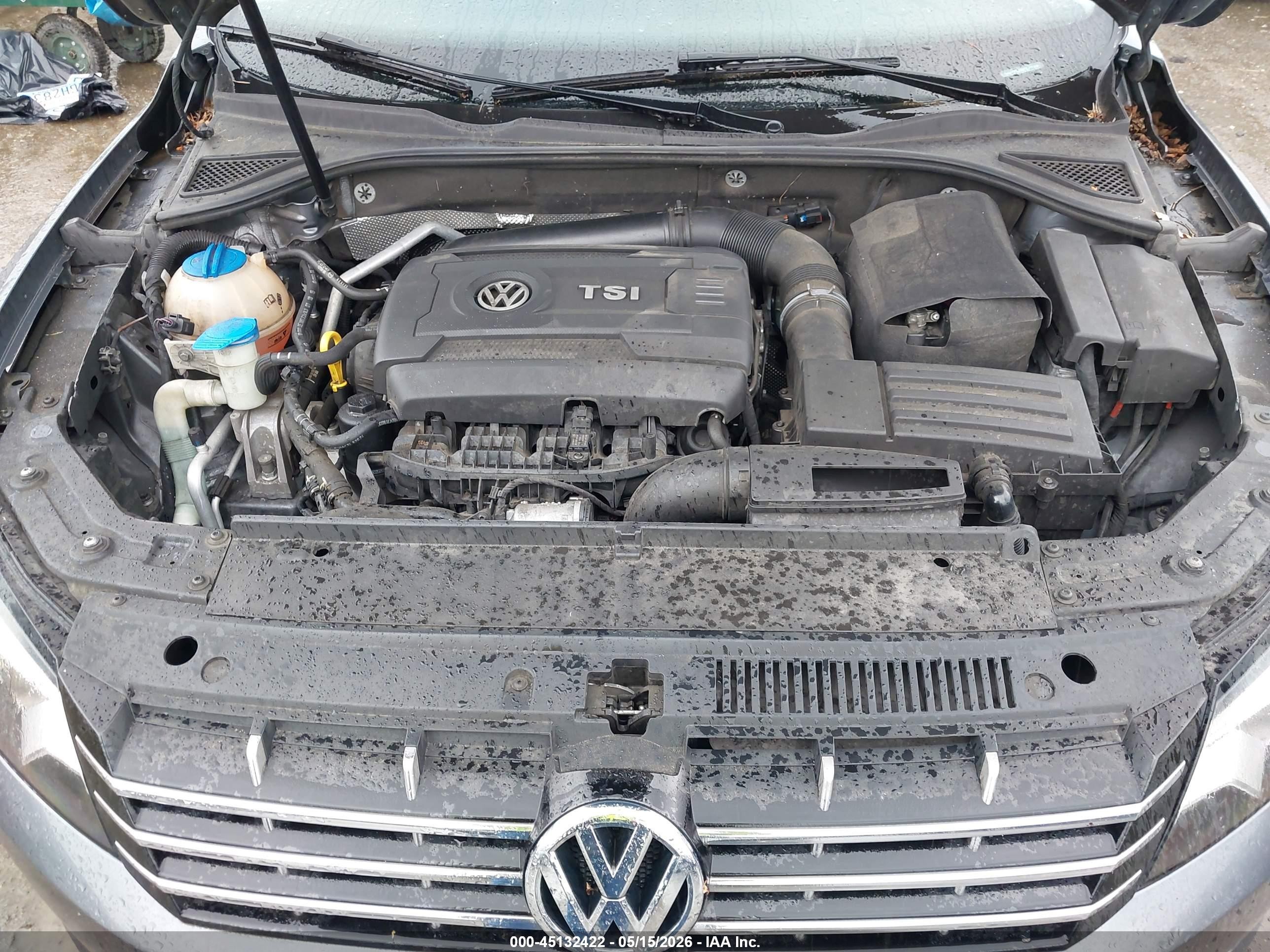 2015 Volkswagen Passat 1.8t Limited Edition Gray vin: 1VWAT7A35FC115498