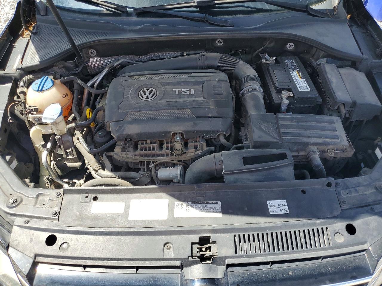 2014 Volkswagen Passat S Black vin: 1VWAT7A36EC032354