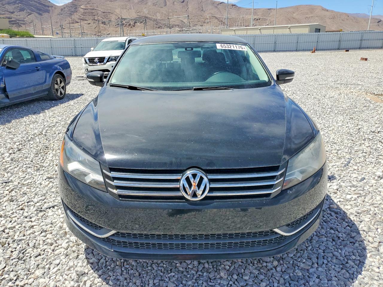 2014 Volkswagen Passat S Black vin: 1VWAT7A36EC032354