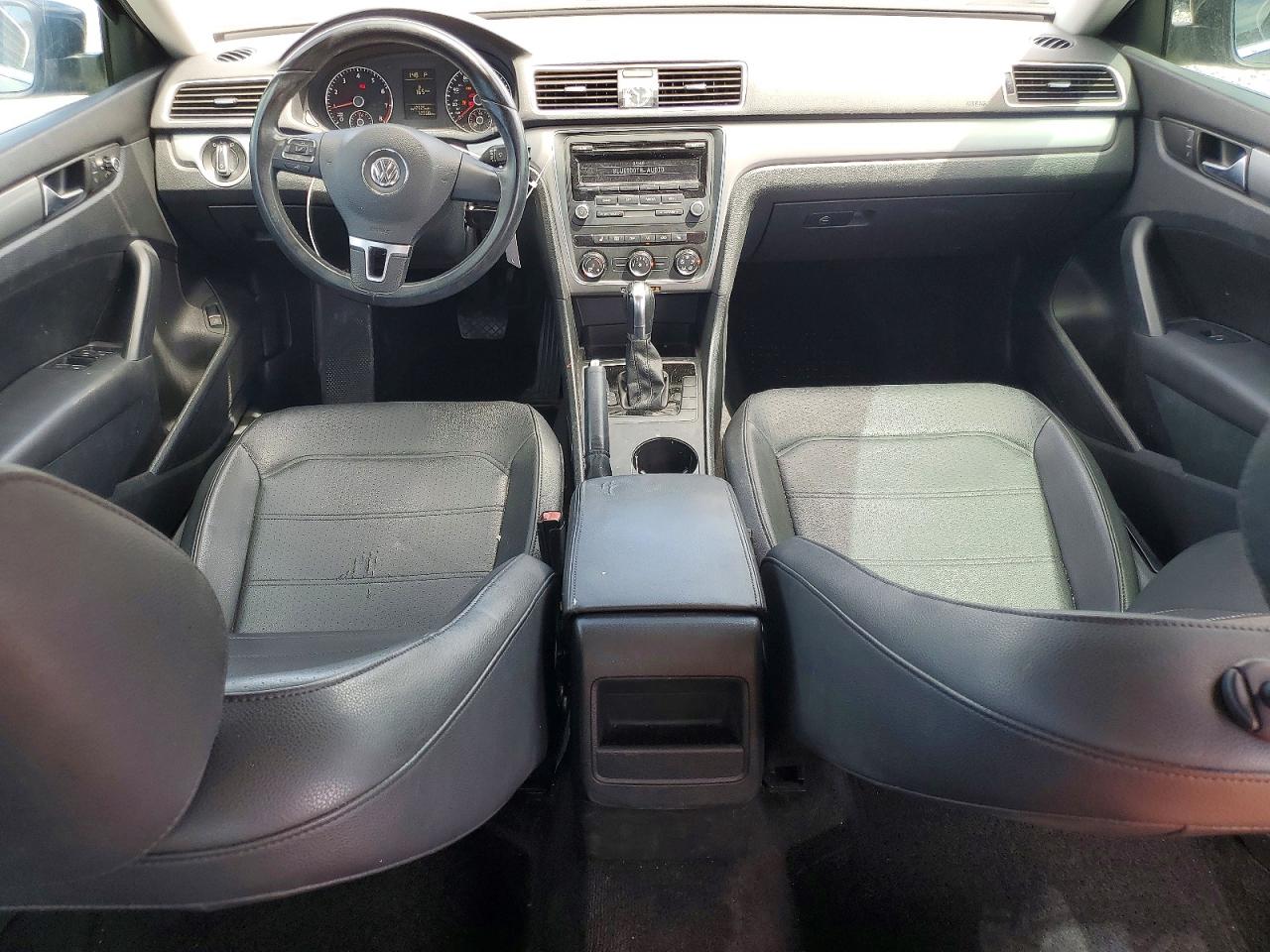 2014 Volkswagen Passat S Black vin: 1VWAT7A36EC032354