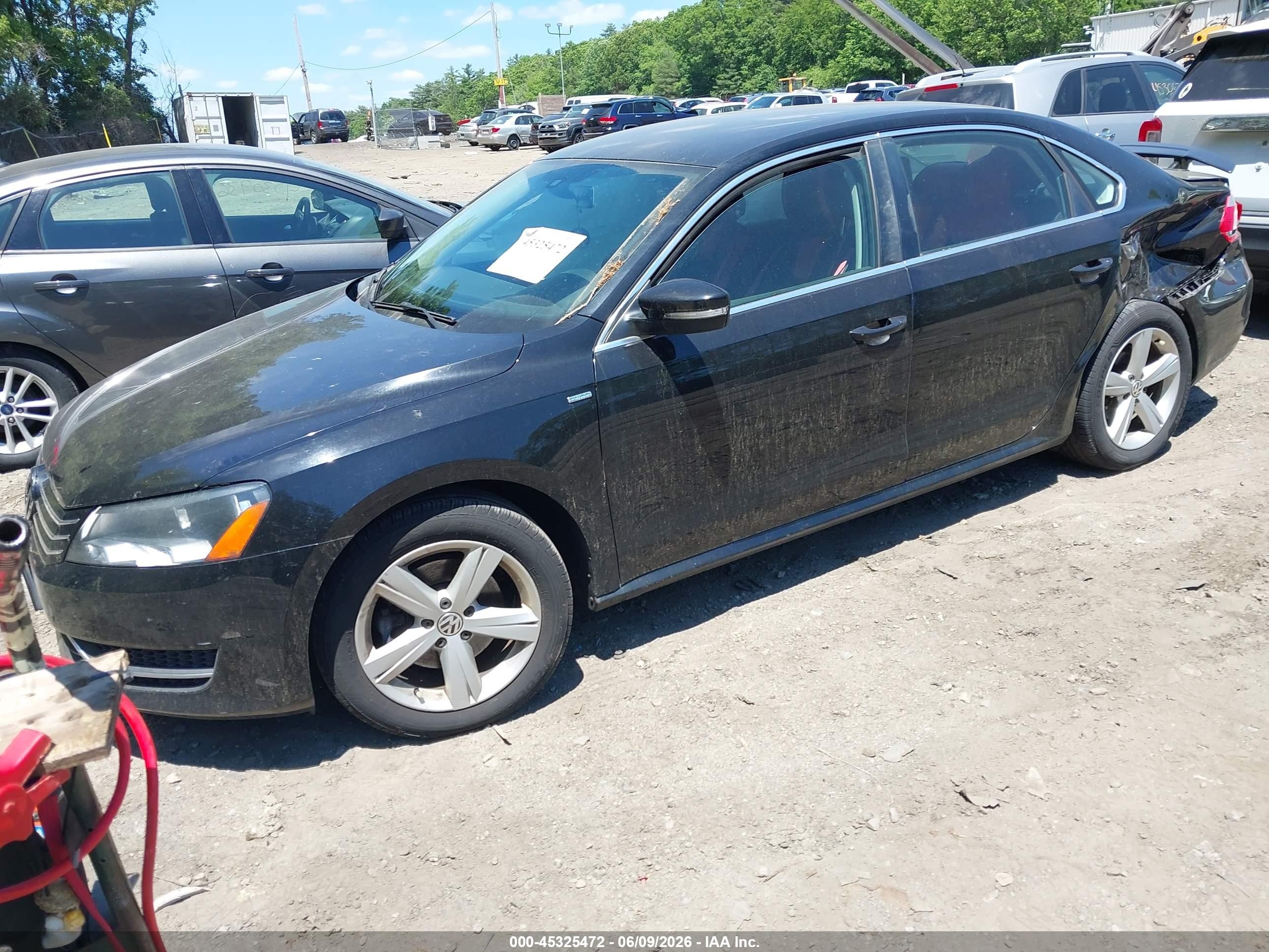 2014 Volkswagen Passat 1.8t Wolfsburg Edition Черный vin: 1VWAT7A36EC035965