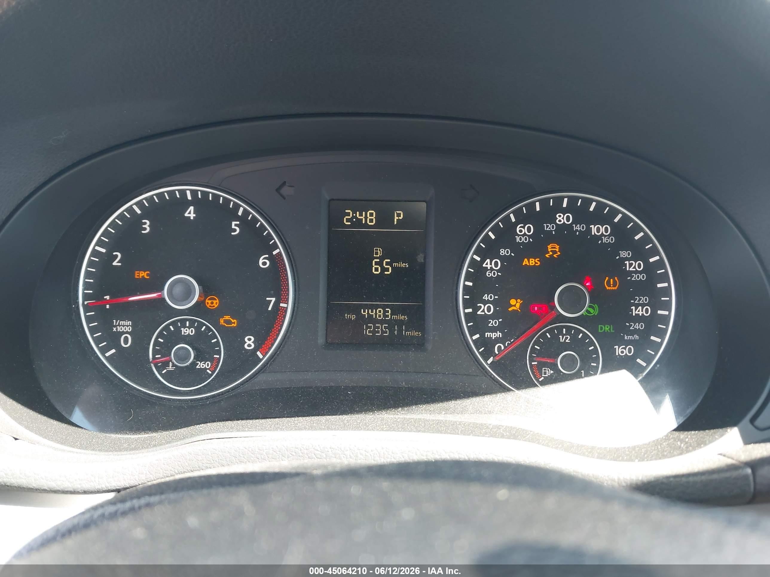 2014 Volkswagen Passat 1.8t S Синий vin: 1VWAT7A36EC064608