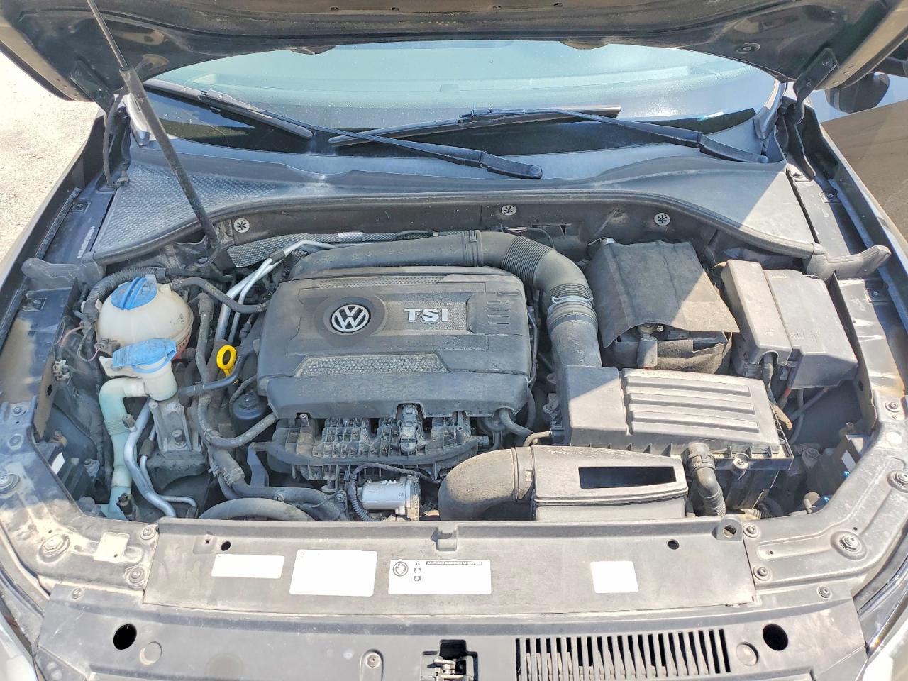 2014 Volkswagen Passat S Black vin: 1VWAT7A36EC071297