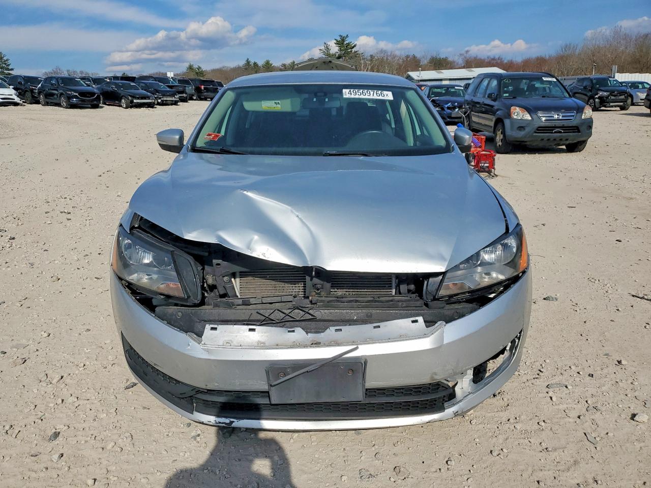 2015 Volkswagen Passat S Silver vin: 1VWAT7A36FC031447
