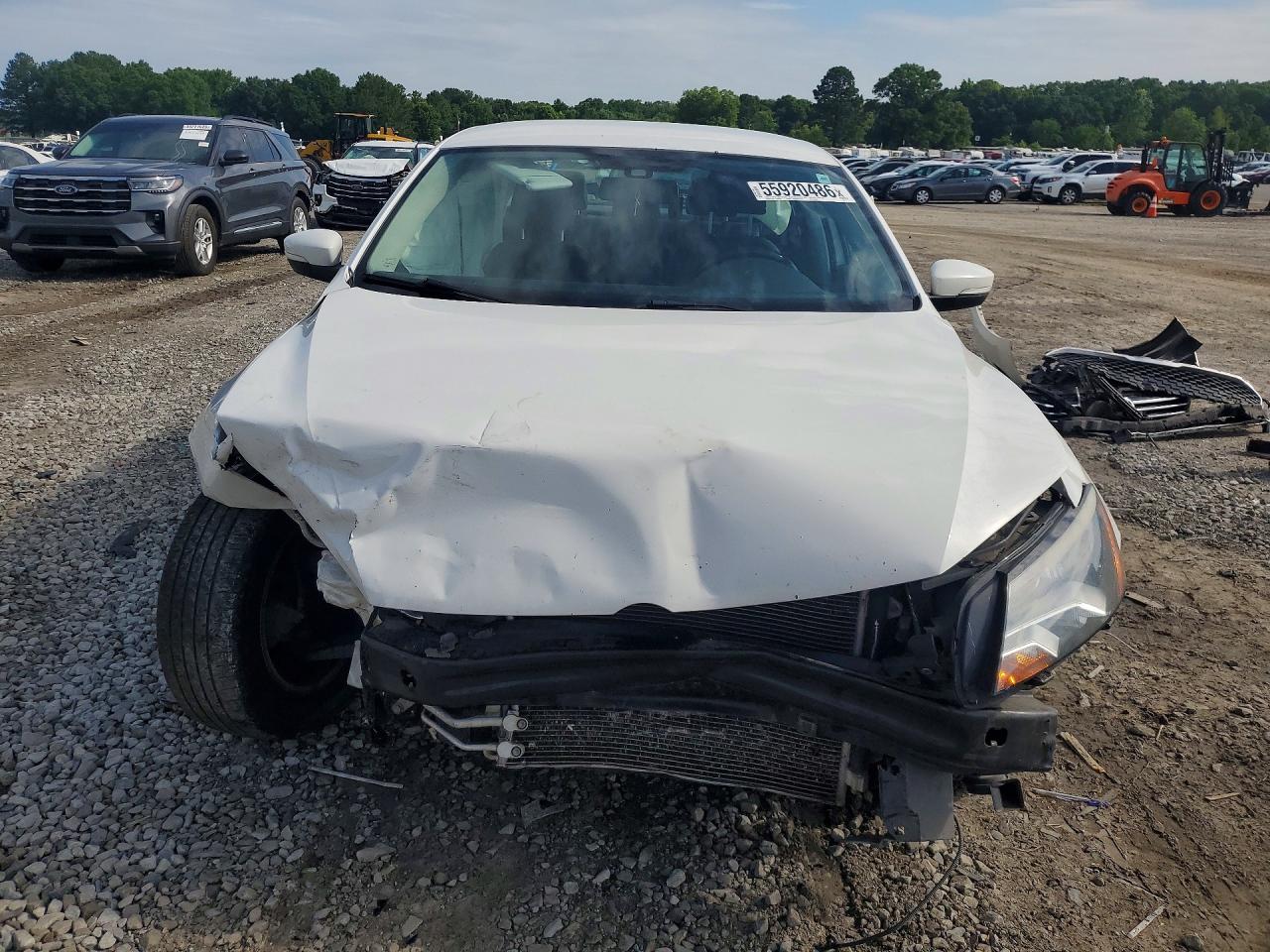 2015 Volkswagen Passat S White vin: 1VWAT7A36FC075920