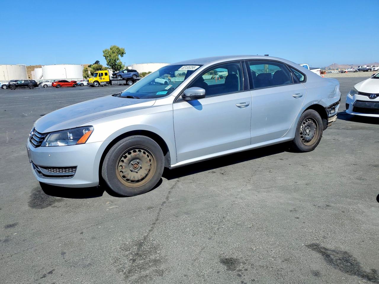 2015 Volkswagen Passat Silver vin: 1VWAT7A36FC099666