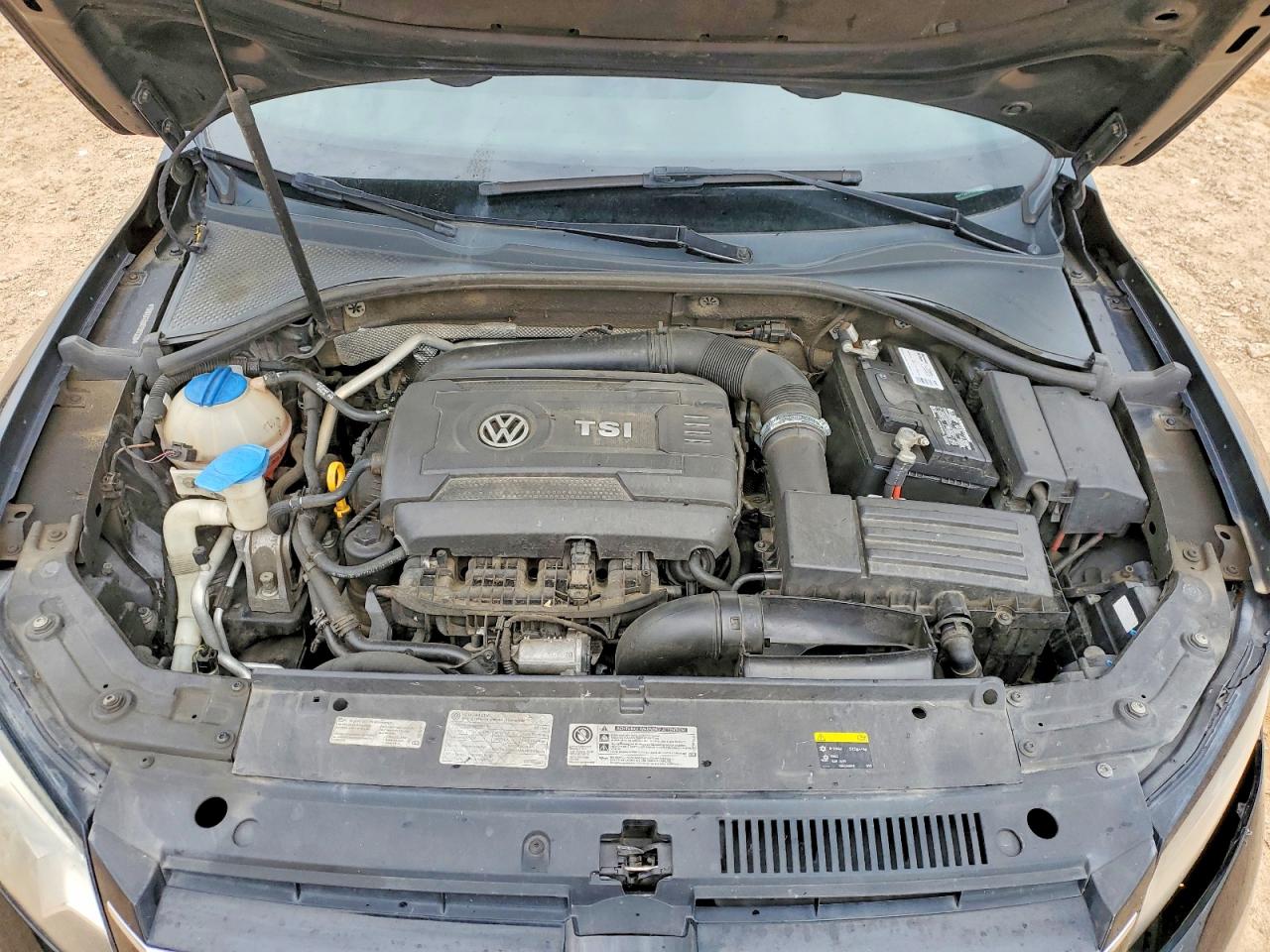 2015 Volkswagen Passat S Черный vin: 1VWAT7A37FC011224