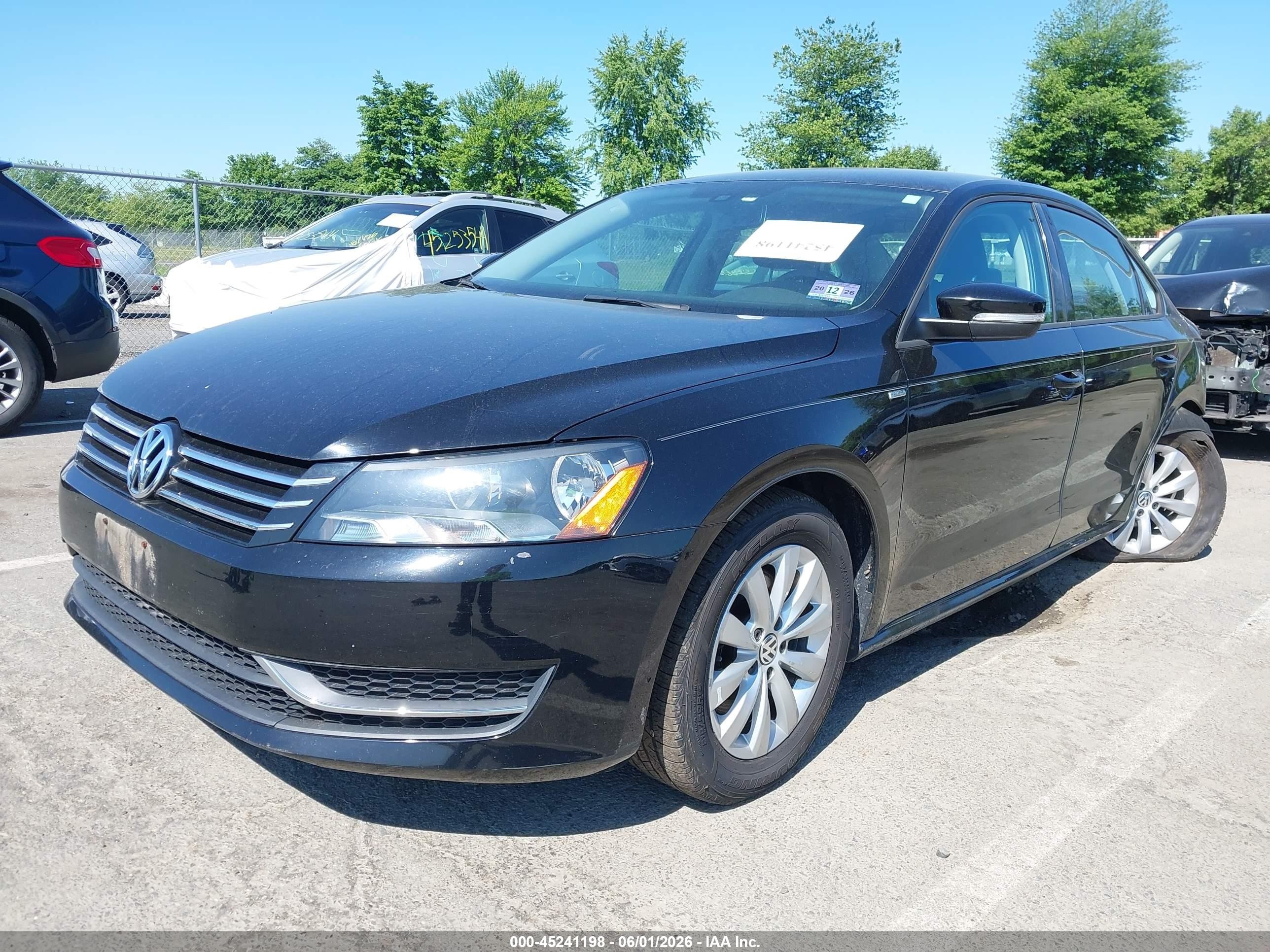 2015 Volkswagen Passat 1.8t Wolfsburg Edition Черный vin: 1VWAT7A37FC035894
