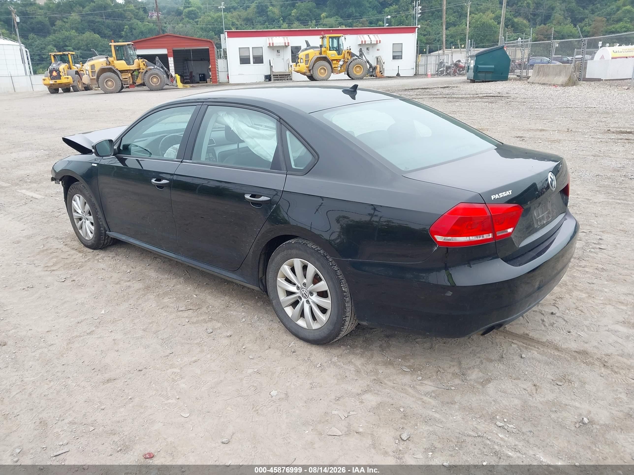 2015 Volkswagen Passat 1.8t Wolfsburg Edition Black vin: 1VWAT7A37FC049875