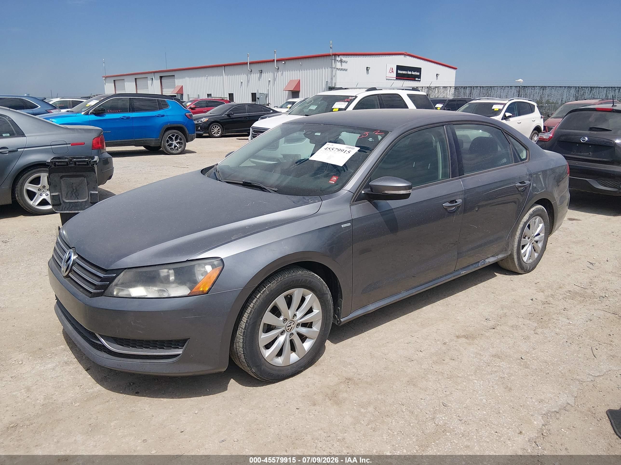 2015 Volkswagen Passat 1.8t Wolfsburg Edition Gray vin: 1VWAT7A37FC052176