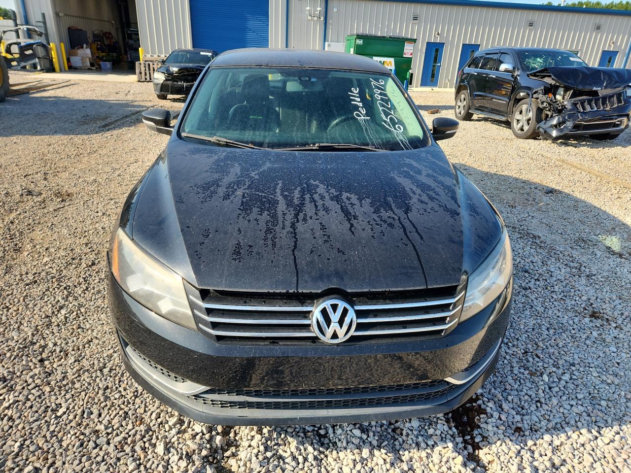 2015 Volkswagen Passat S Black vin: 1VWAT7A37FC054865