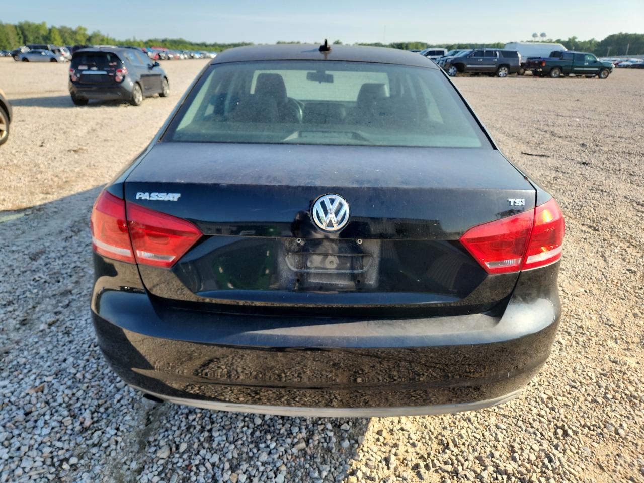 2015 Volkswagen Passat S Black vin: 1VWAT7A37FC054865