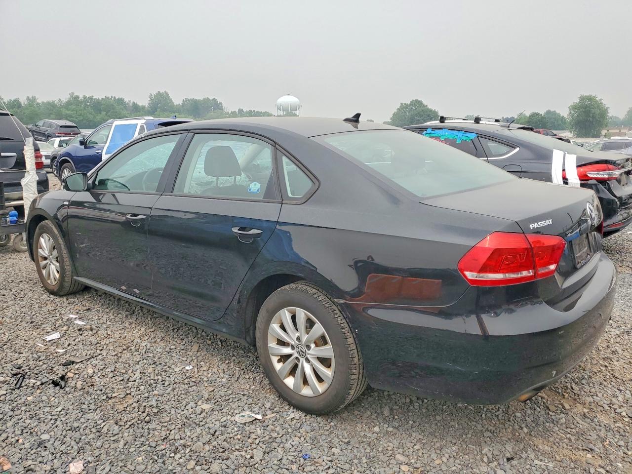 2015 Volkswagen Passat S Black vin: 1VWAT7A37FC055353