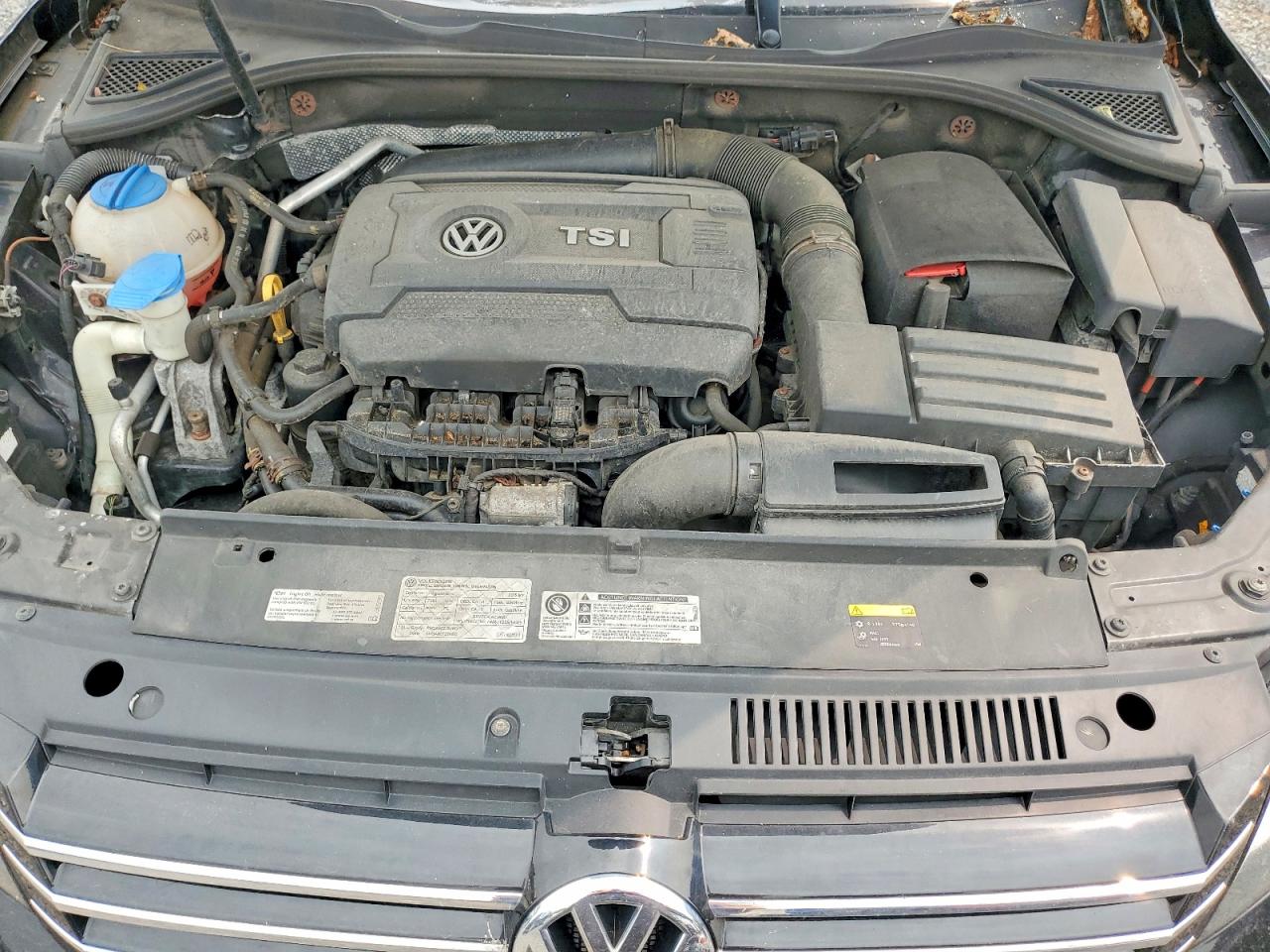 2015 Volkswagen Passat S Black vin: 1VWAT7A37FC055353