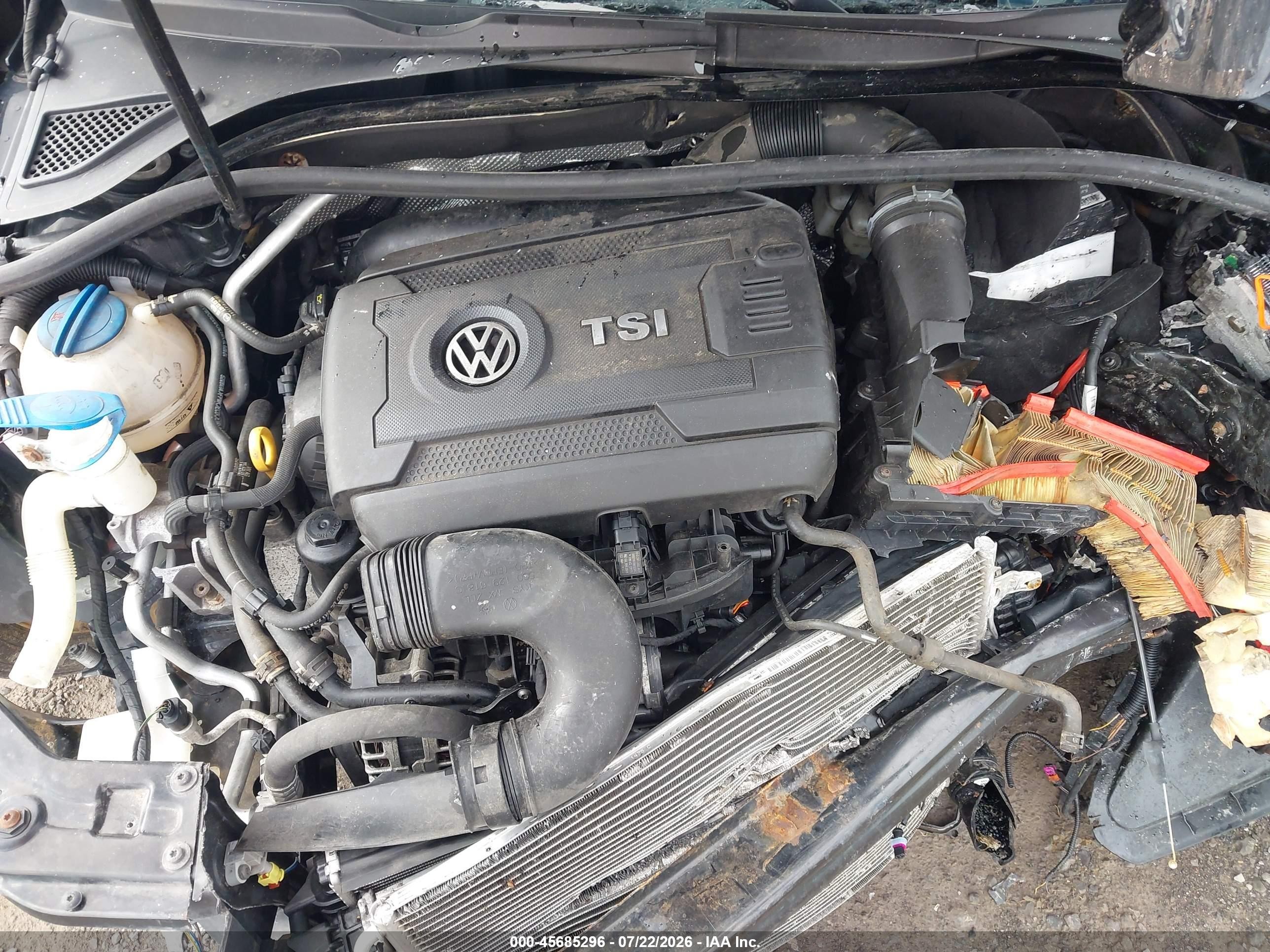2015 Volkswagen Passat 1.8t Limited Edition Black vin: 1VWAT7A37FC105216