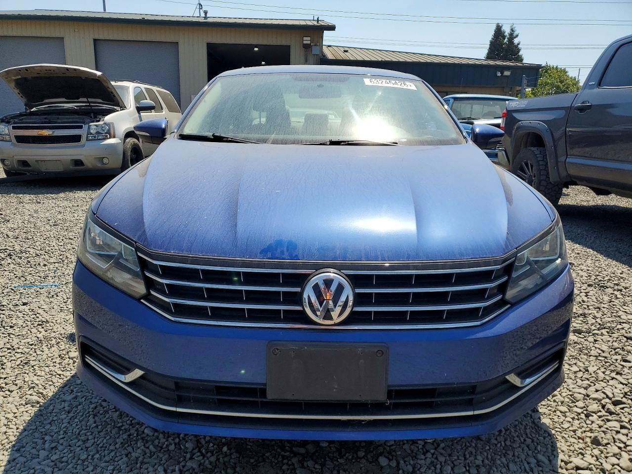 2017 Volkswagen Passat S Blue vin: 1VWAT7A37HC045506