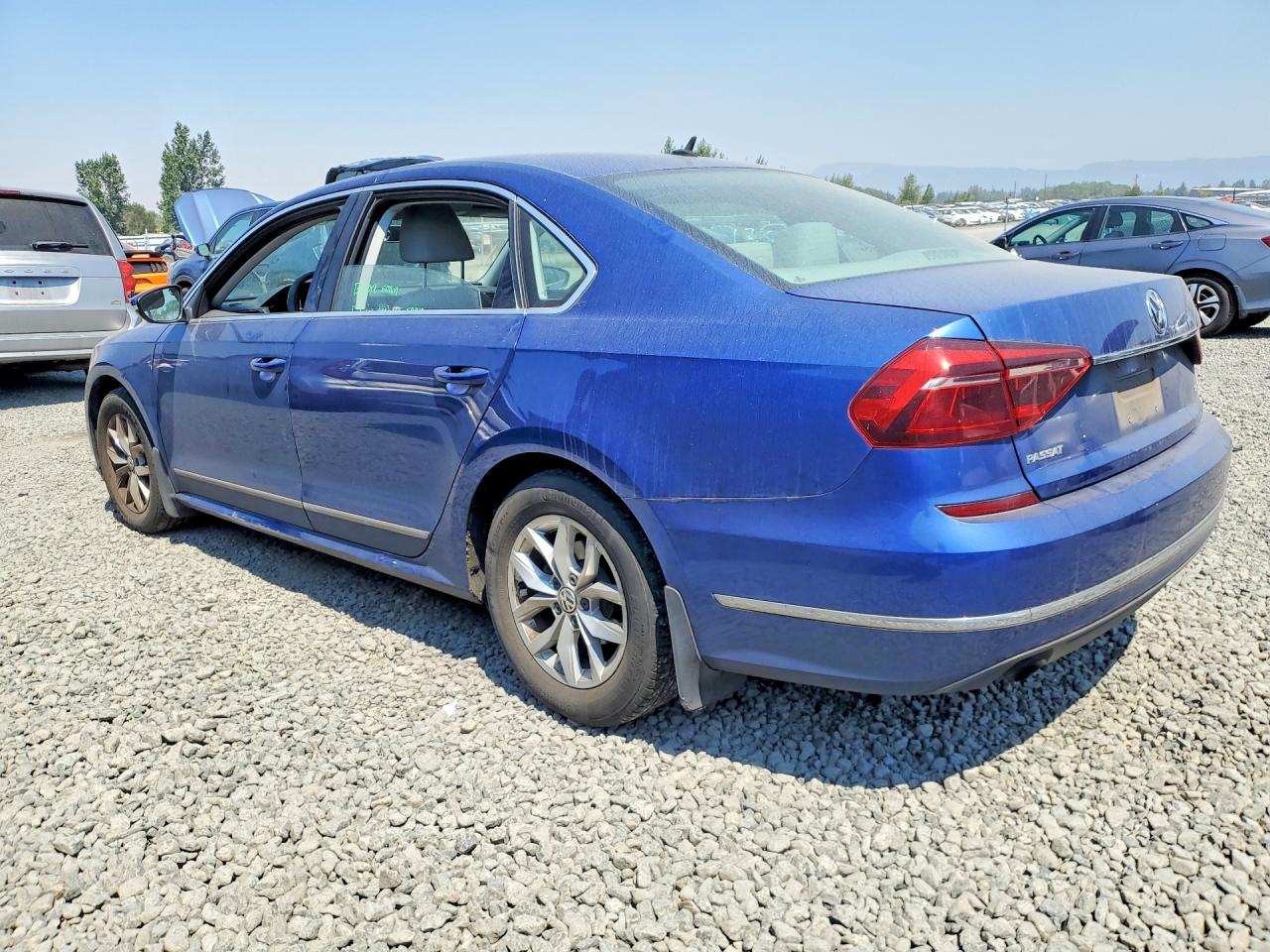 2017 Volkswagen Passat S Blue vin: 1VWAT7A37HC045506