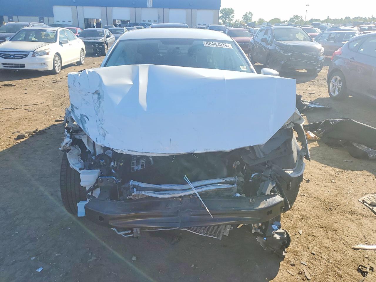 2017 Volkswagen Passat S White vin: 1VWAT7A37HC077601