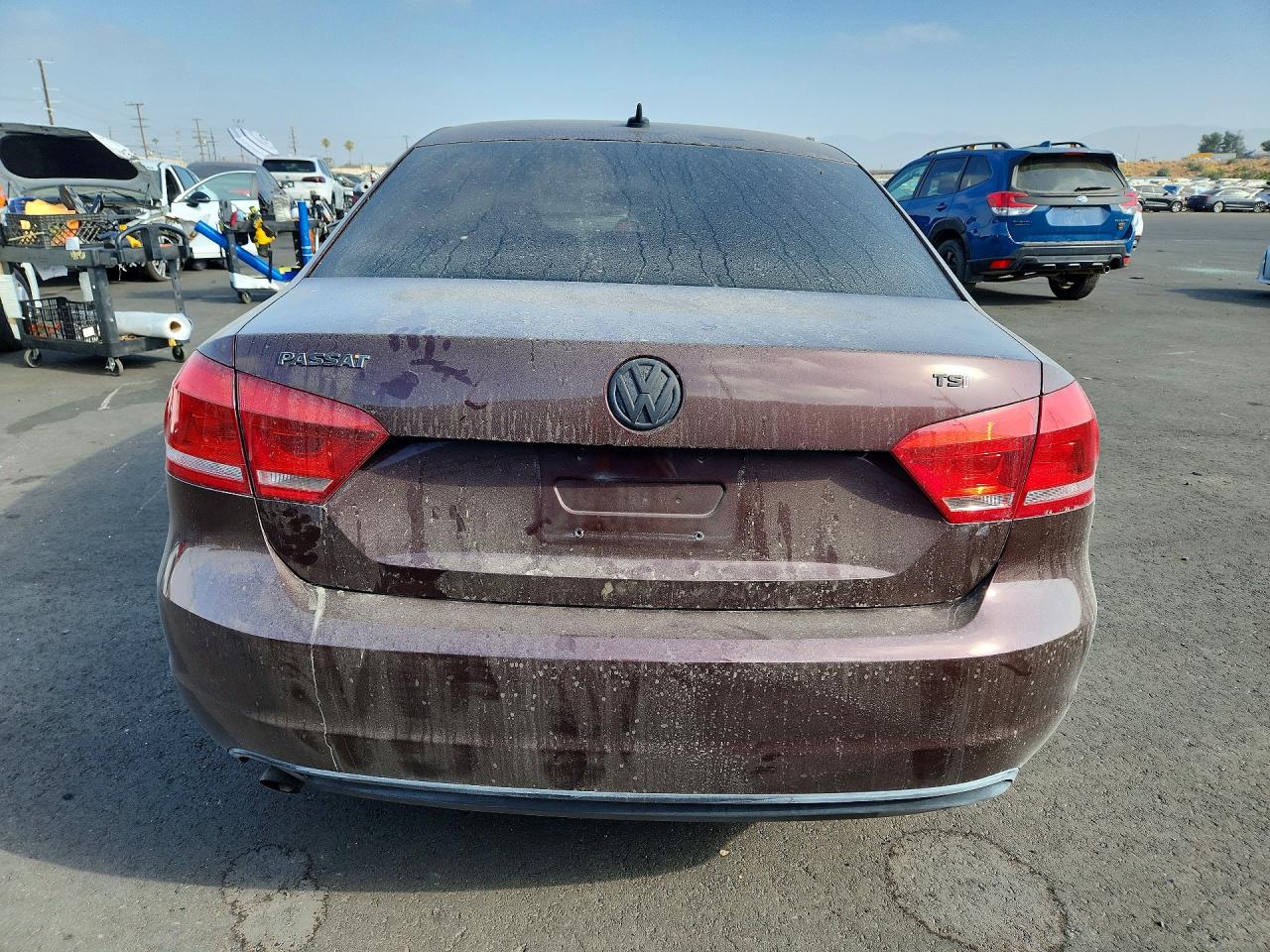 2014 Volkswagen Passat S Бордовый vin: 1VWAT7A38EC084083
