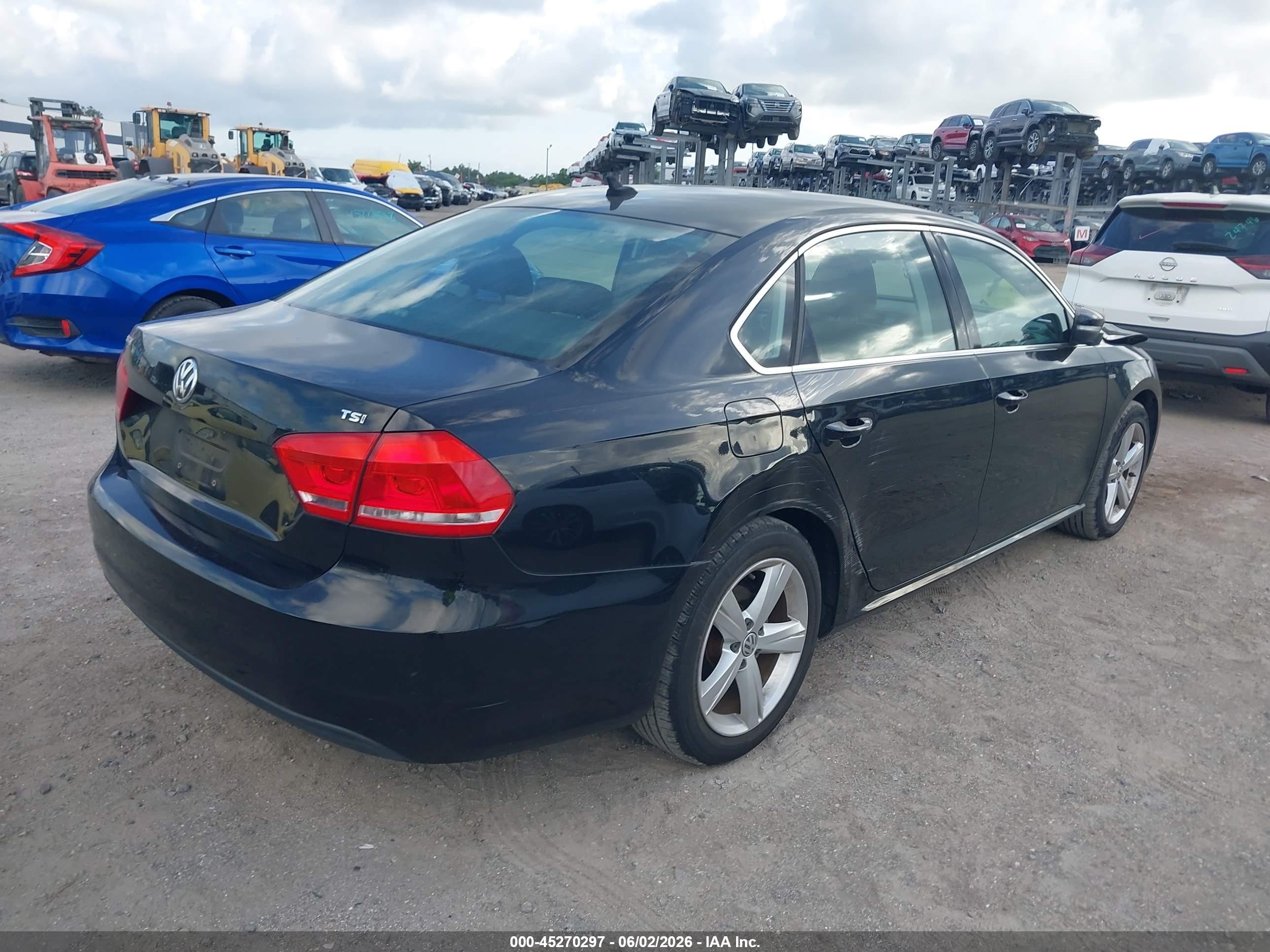 2015 Volkswagen Passat 1.8t Limited Edition Black vin: 1VWAT7A38FC114846