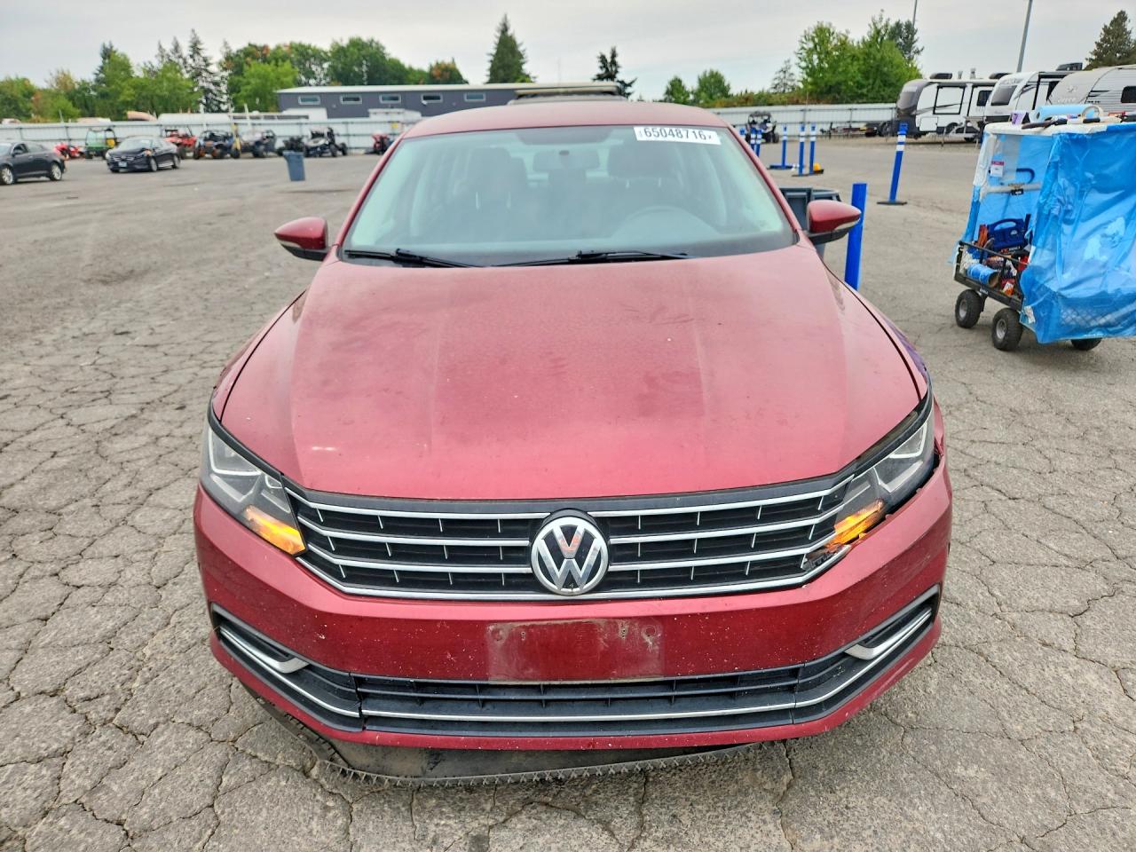 2016 Volkswagen Passat S Maroon vin: 1VWAT7A38GC030091