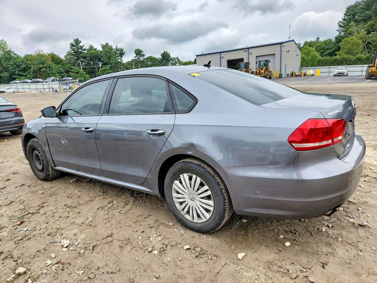 2014 Volkswagen Passat S Серый vin: 1VWAT7A39EC049343