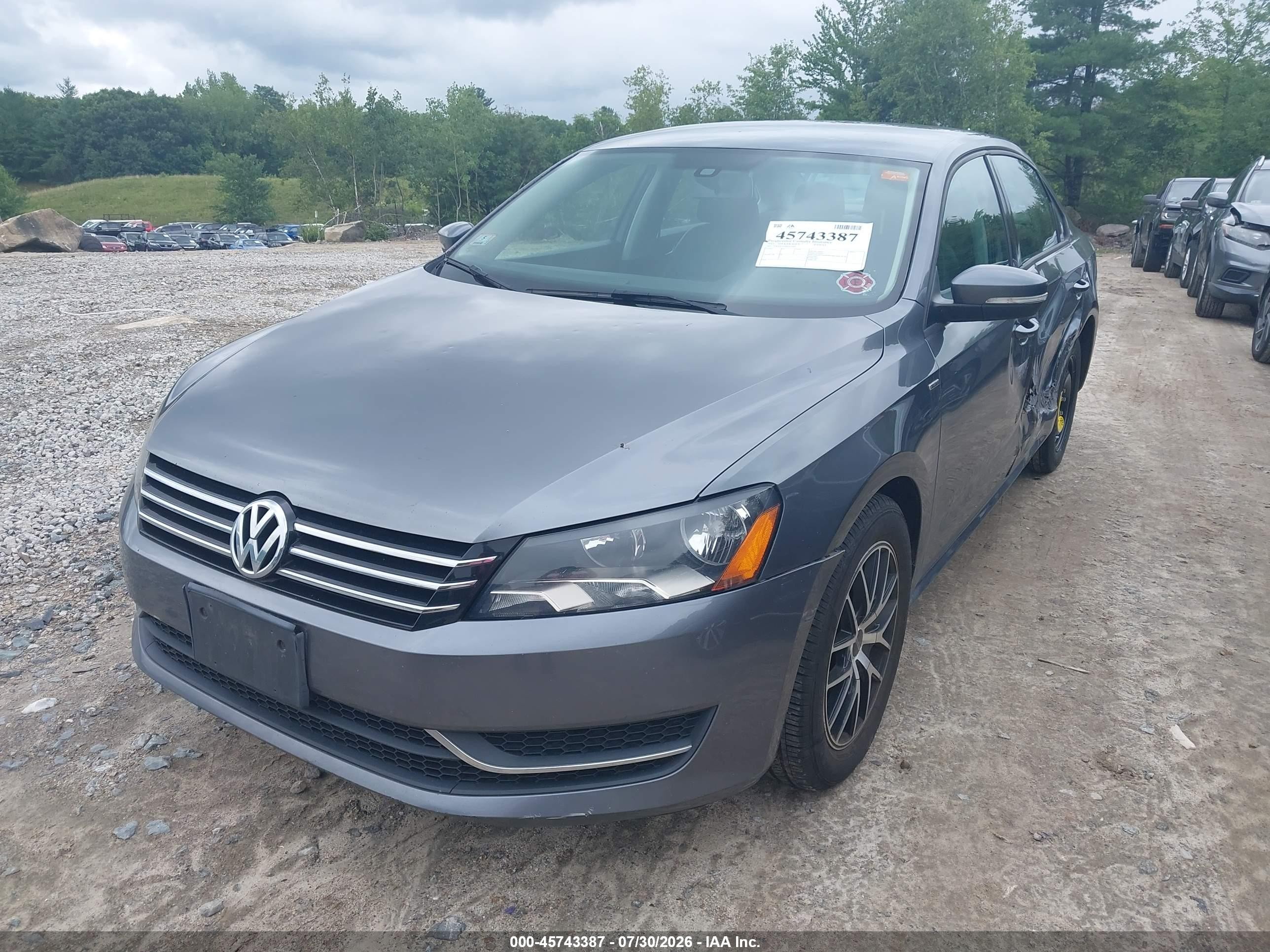2015 Volkswagen Passat 1.8t Wolfsburg Edition Black vin: 1VWAT7A39FC012682