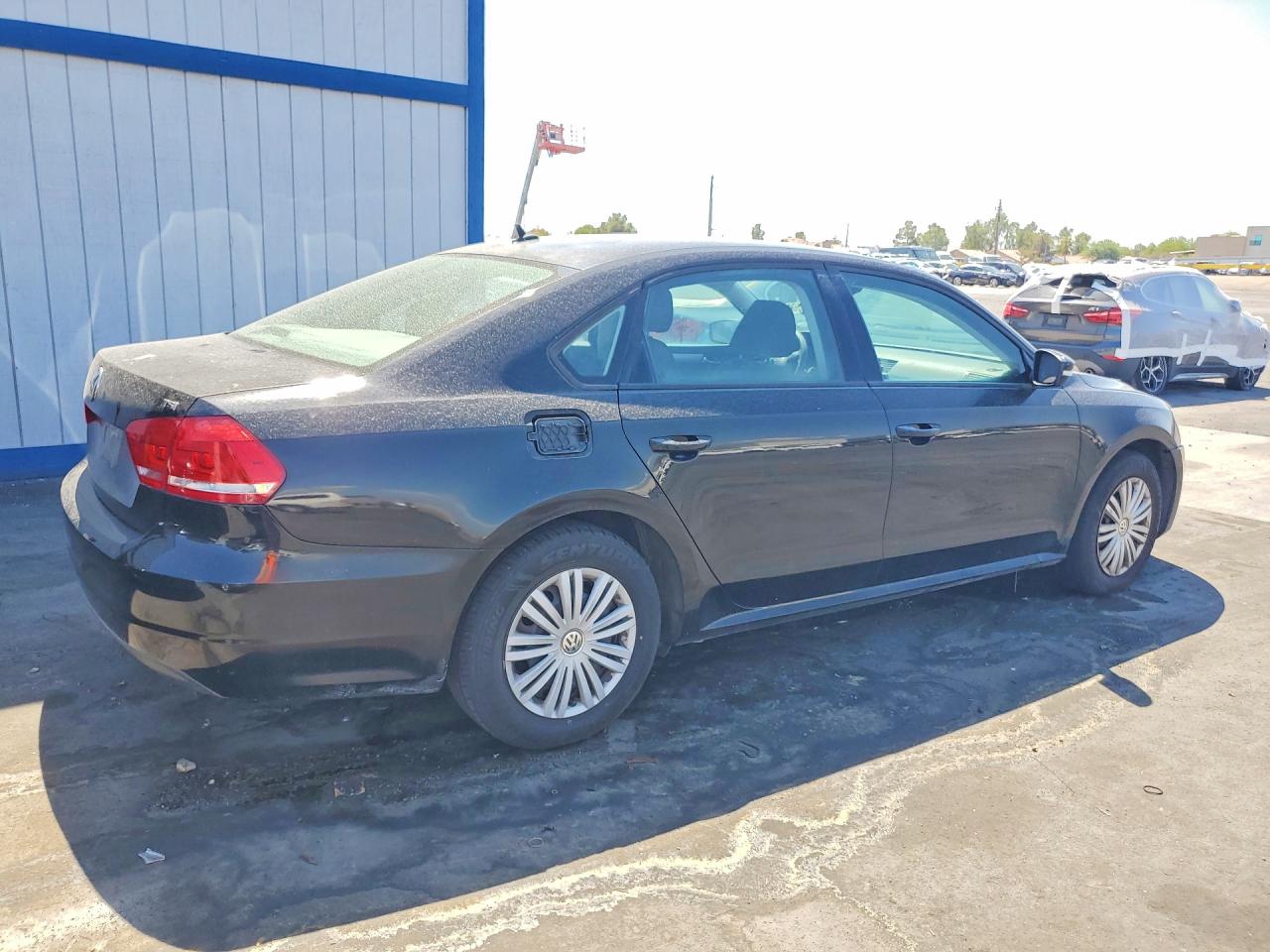 2015 Volkswagen Passat S Black vin: 1VWAT7A39FC040997