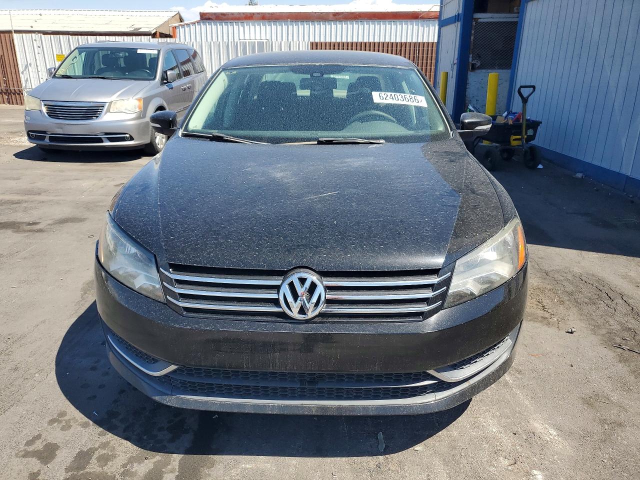 2015 Volkswagen Passat S Black vin: 1VWAT7A39FC040997