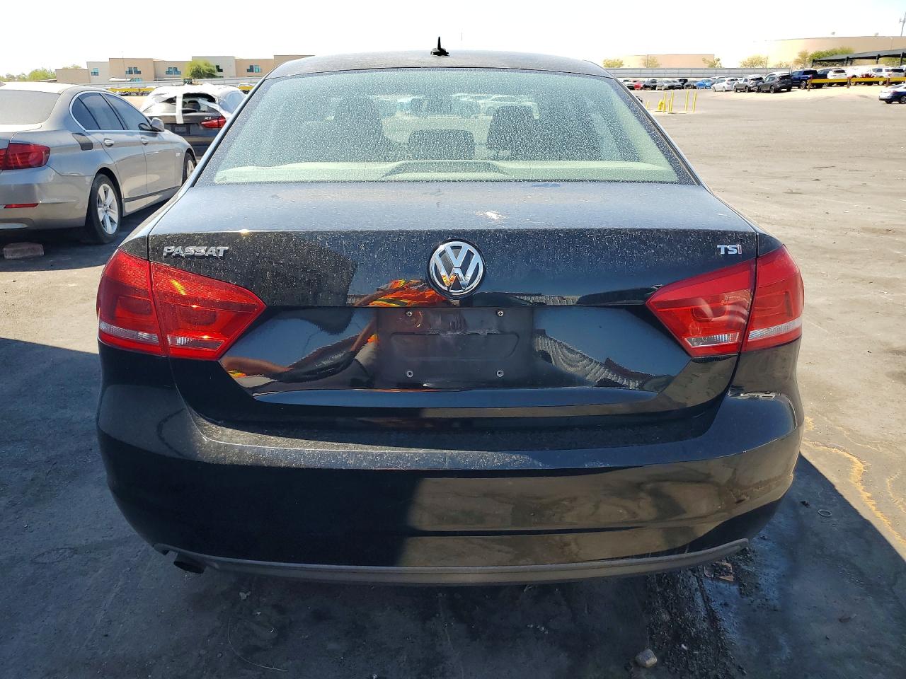 2015 Volkswagen Passat S Black vin: 1VWAT7A39FC040997