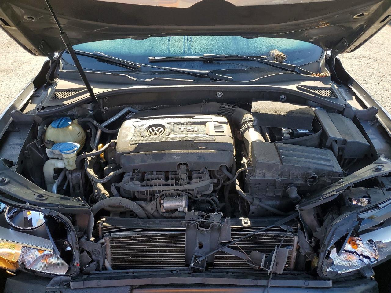2015 Volkswagen Passat S Gray vin: 1VWAT7A39FC074406