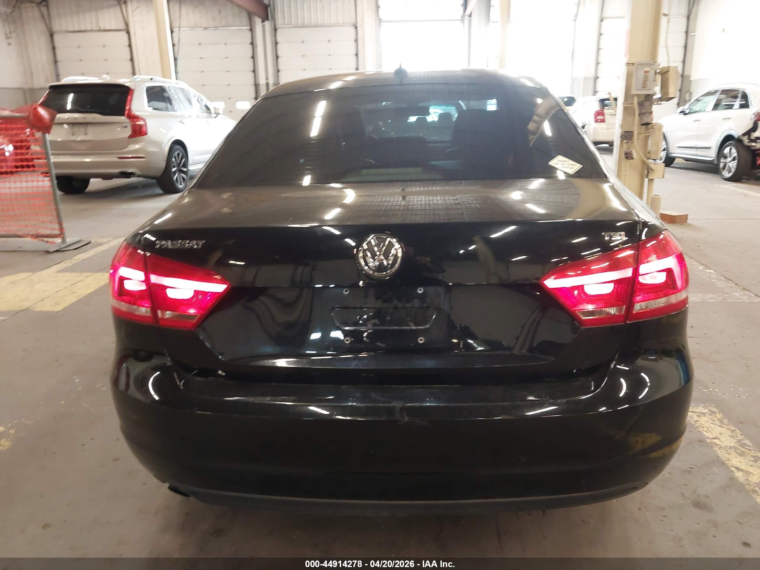 2015 Volkswagen Passat 1.8t Limited Edition Black vin: 1VWAT7A39FC081081