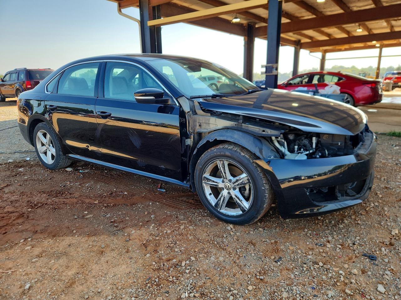 2015 Volkswagen Passat S Black vin: 1VWAT7A39FC085888