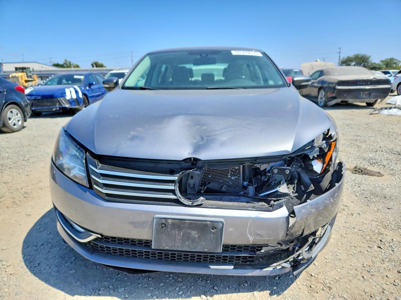2015 Volkswagen Passat S Silver vin: 1VWAT7A39FC118016