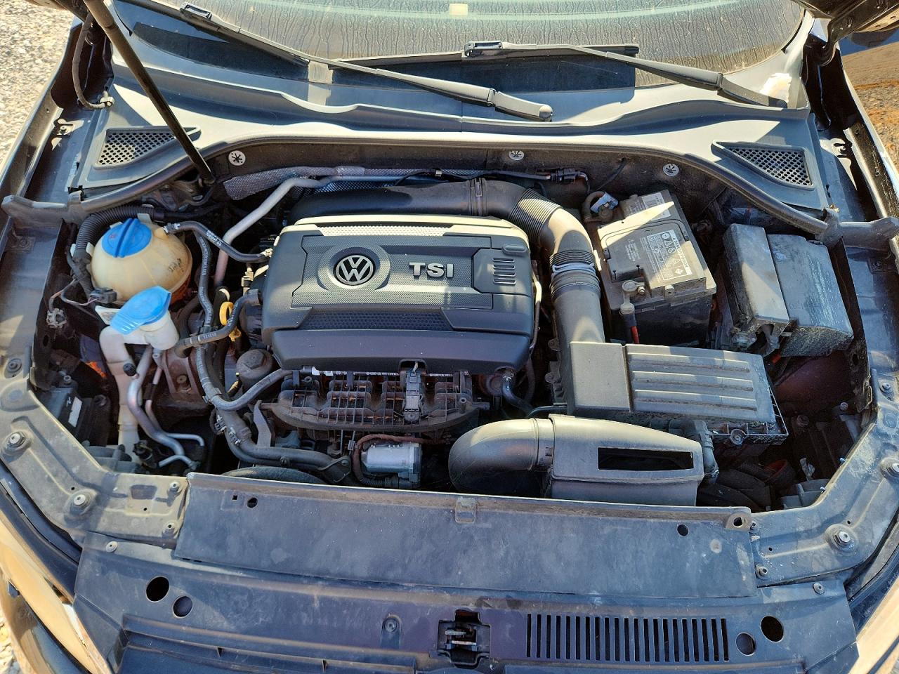 2015 Volkswagen Passat S Черный vin: 1VWAT7A3XFC040409