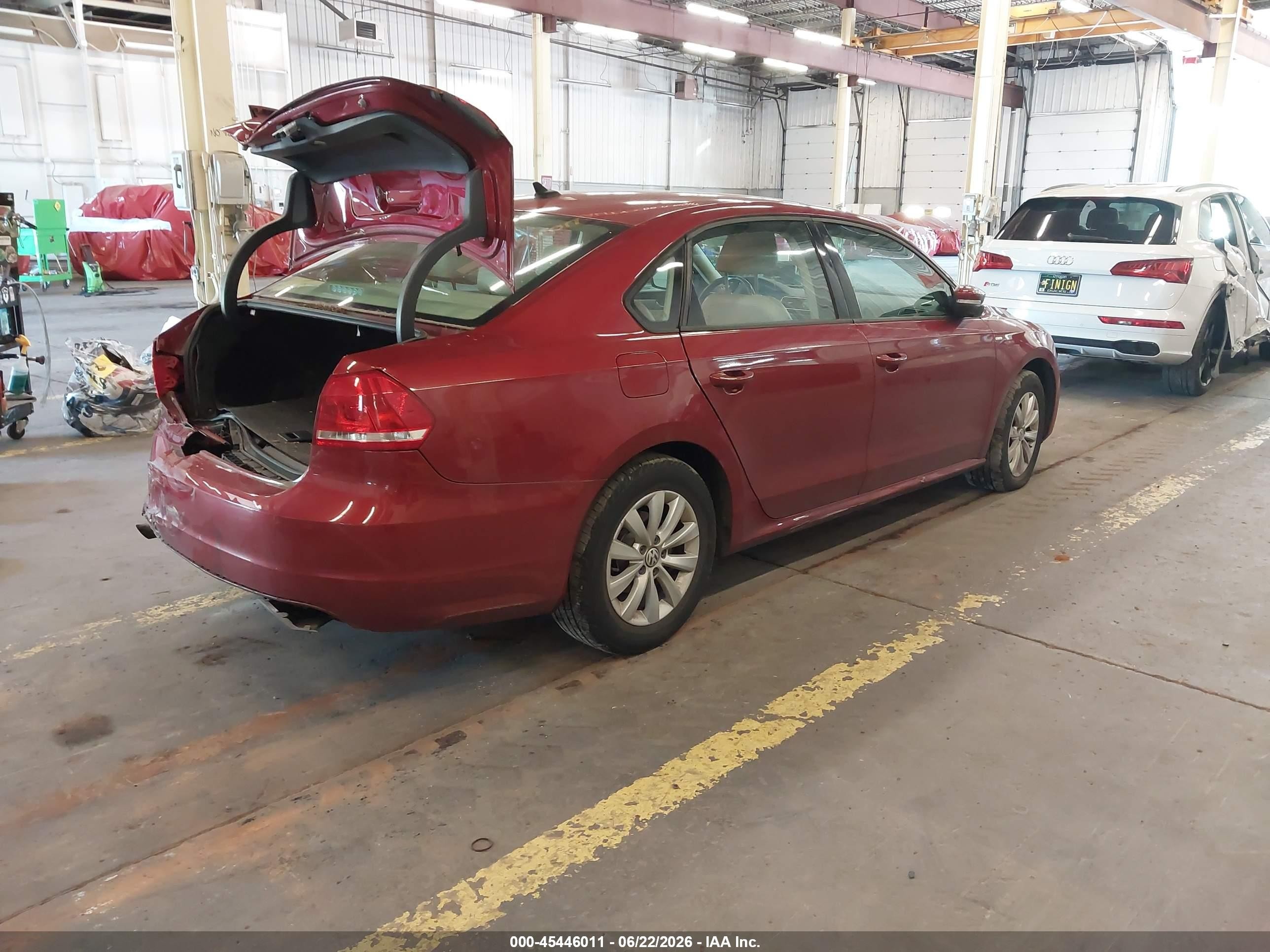 2015 Volkswagen Passat 1.8t Wolfsburg Edition Burgundy vin: 1VWAT7A3XFC072583