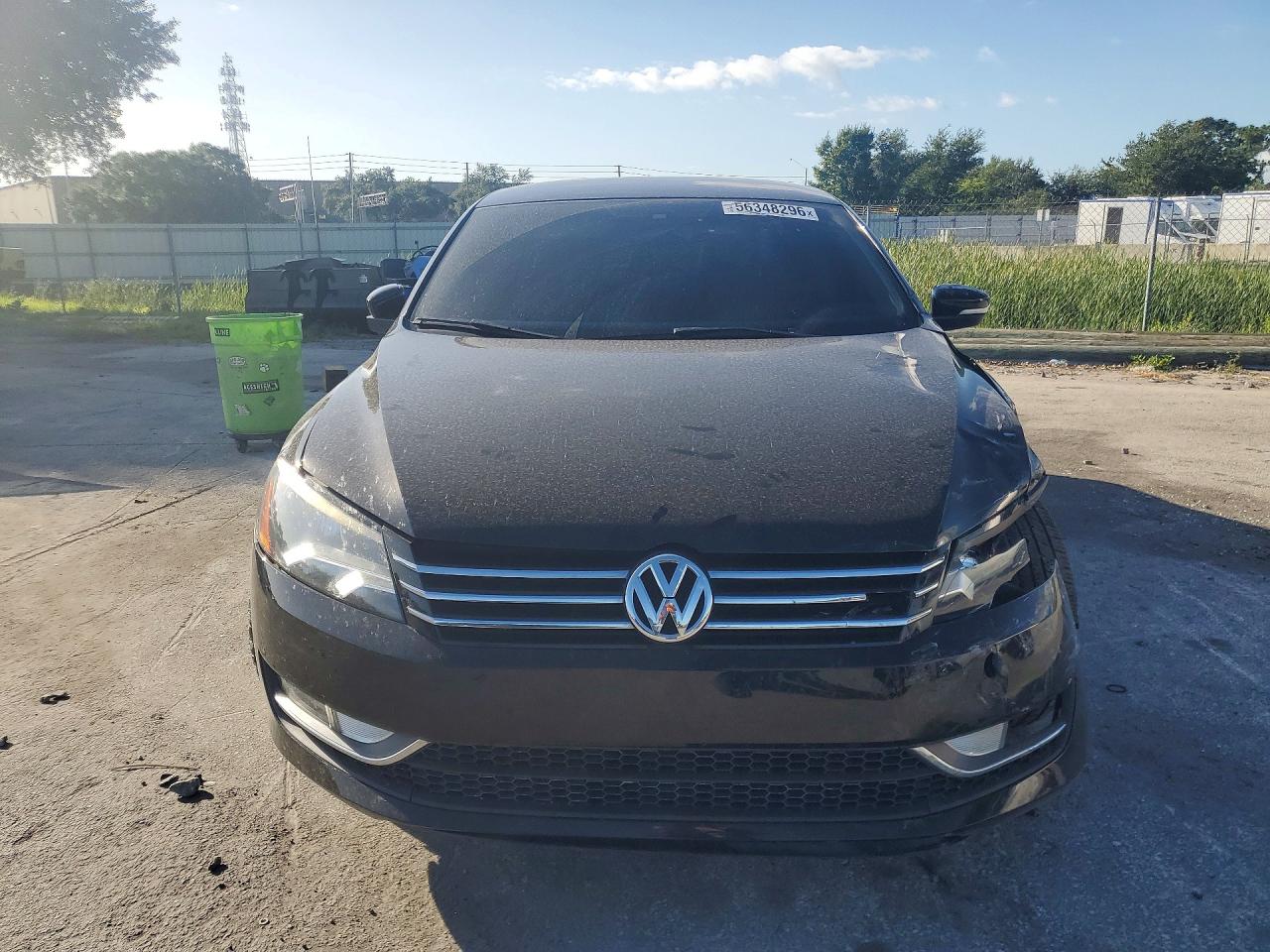 2015 Volkswagen Passat S Black vin: 1VWAT7A3XFC095359