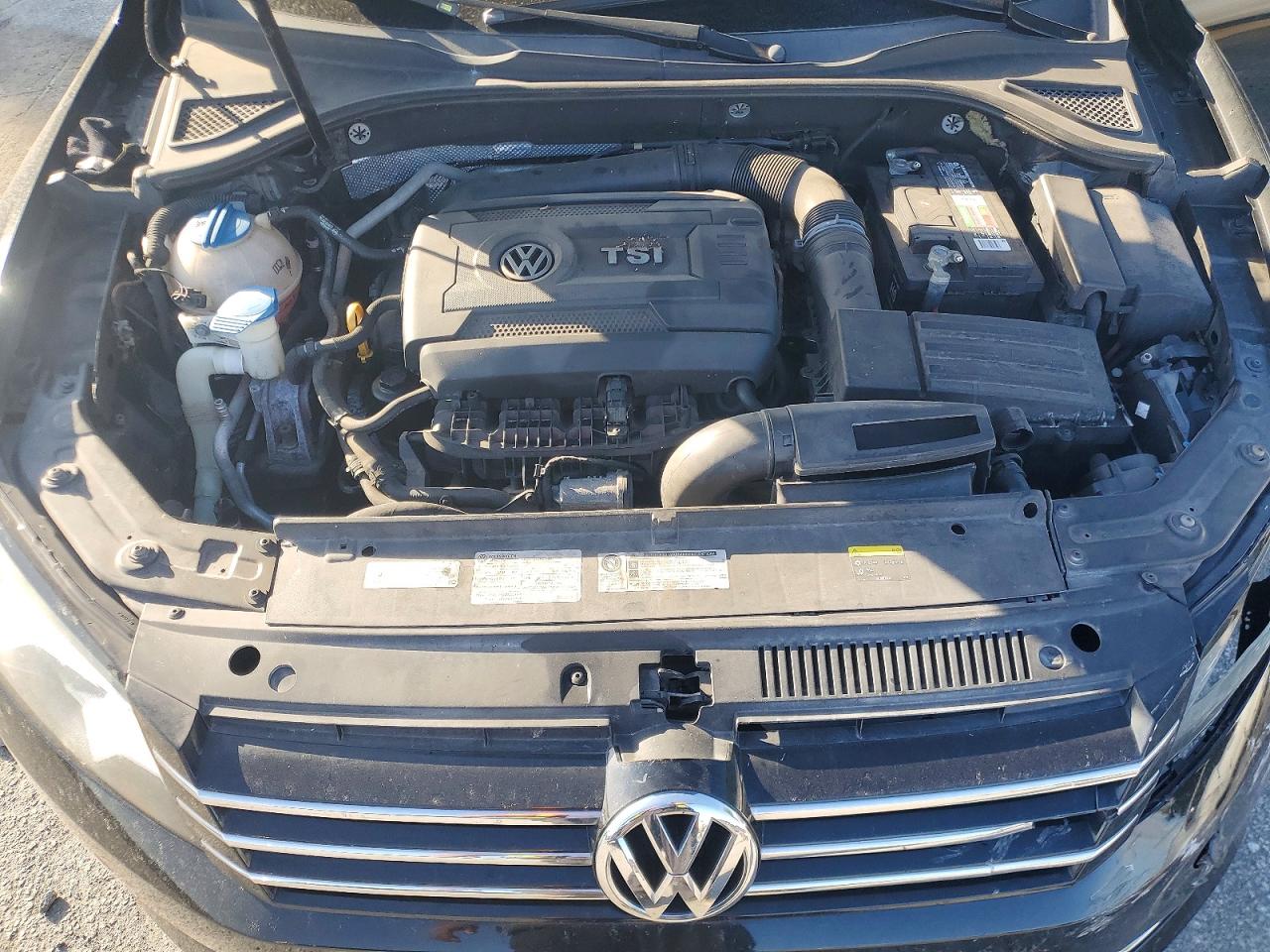 2015 Volkswagen Passat S Black vin: 1VWAT7A3XFC095359