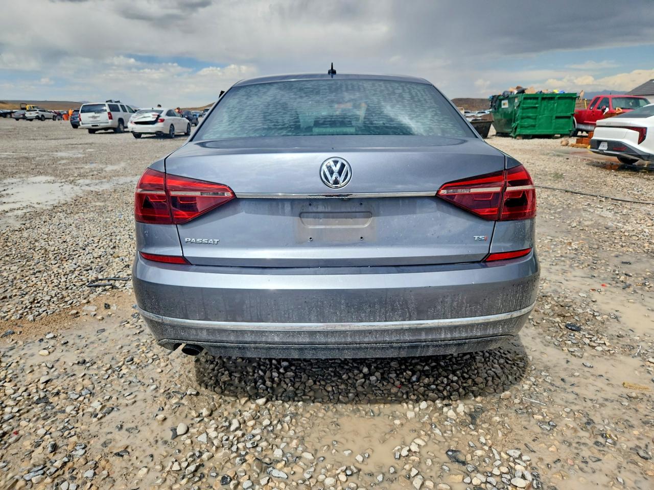 2017 Volkswagen Passat S Gray vin: 1VWAT7A3XHC003539